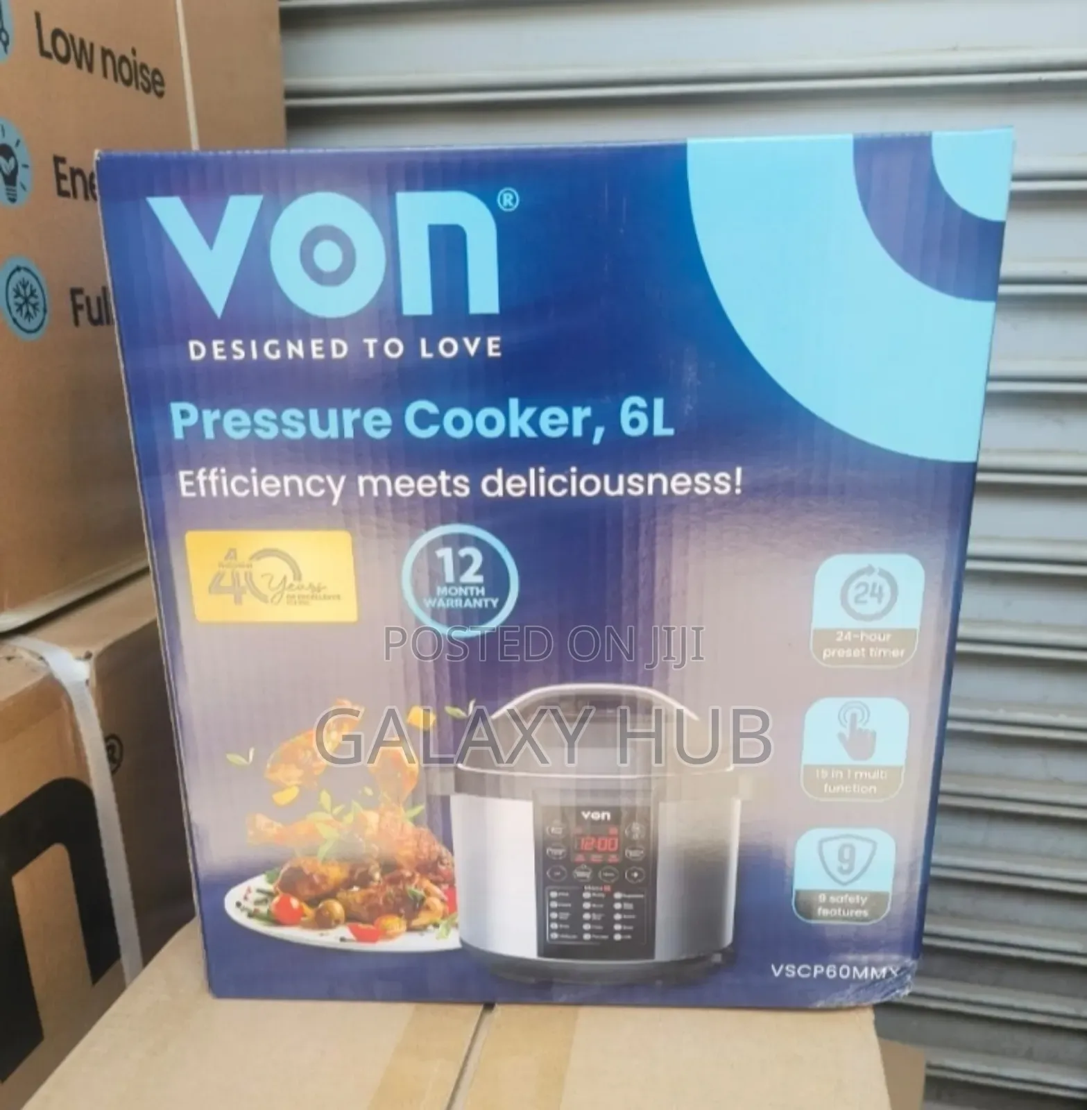 Von Vscp60mmx 6l Electric Pressure Cooker