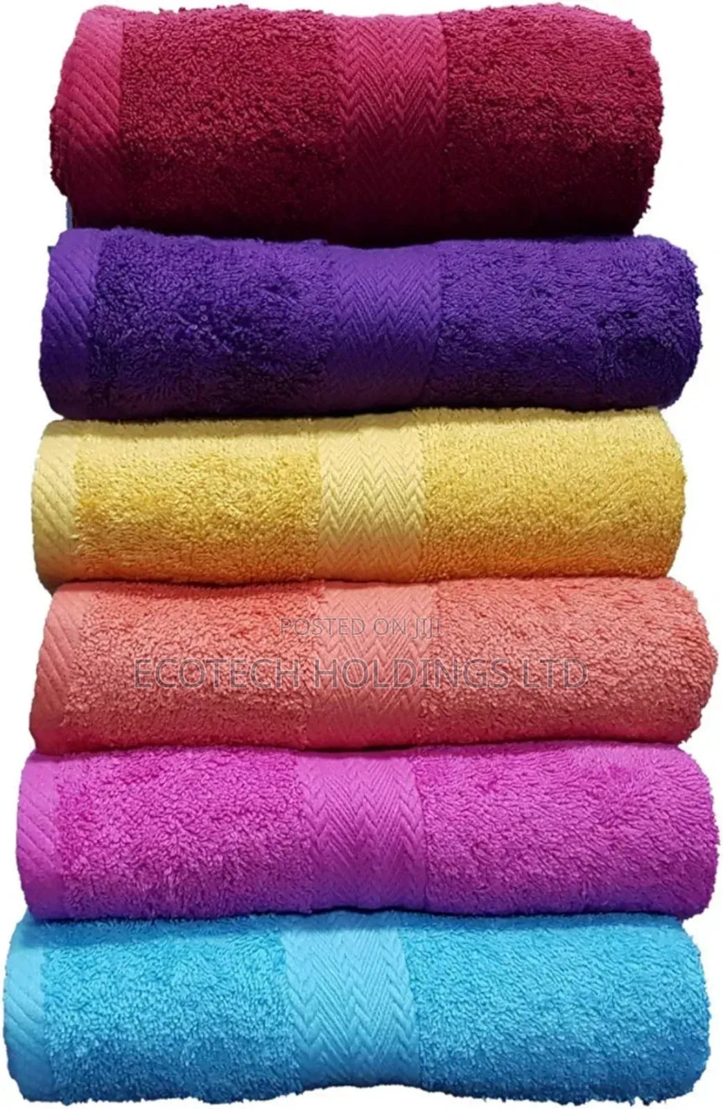 Coloured Towels Size 90 by 150 Hj9k