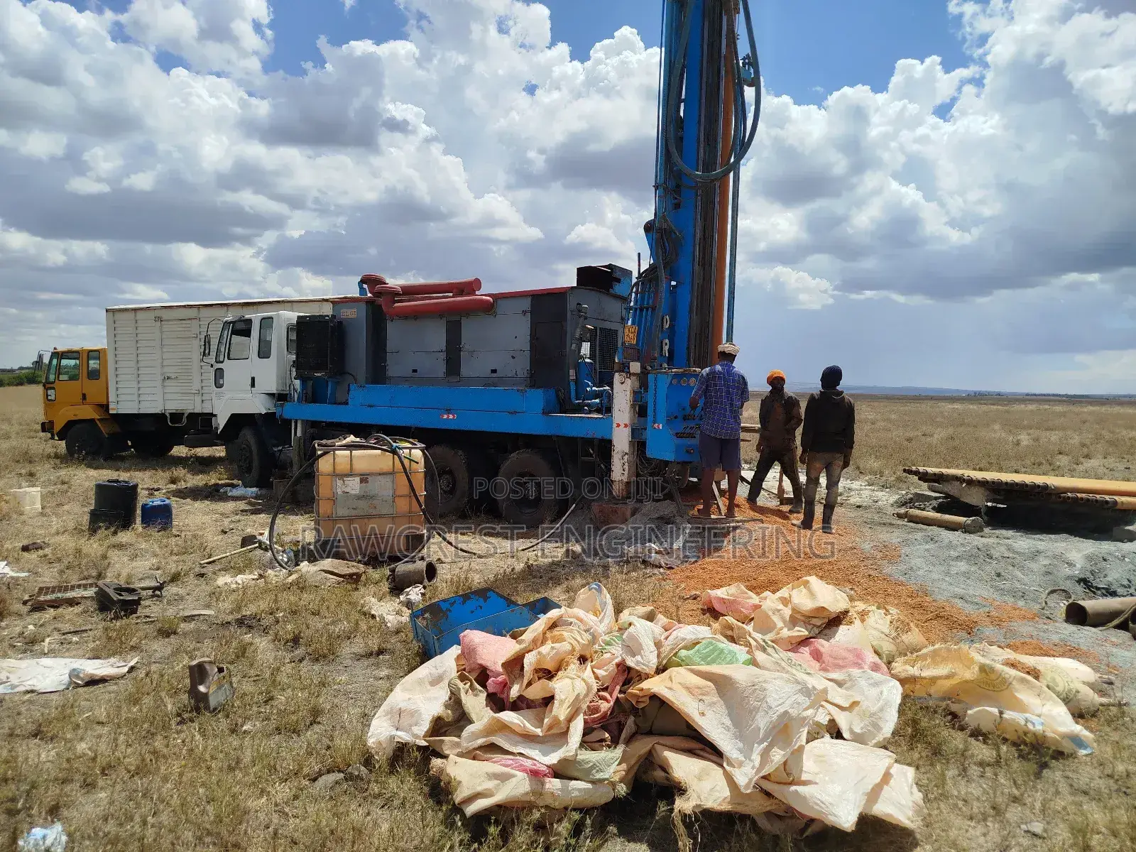 Borehole Drilling at Kimana