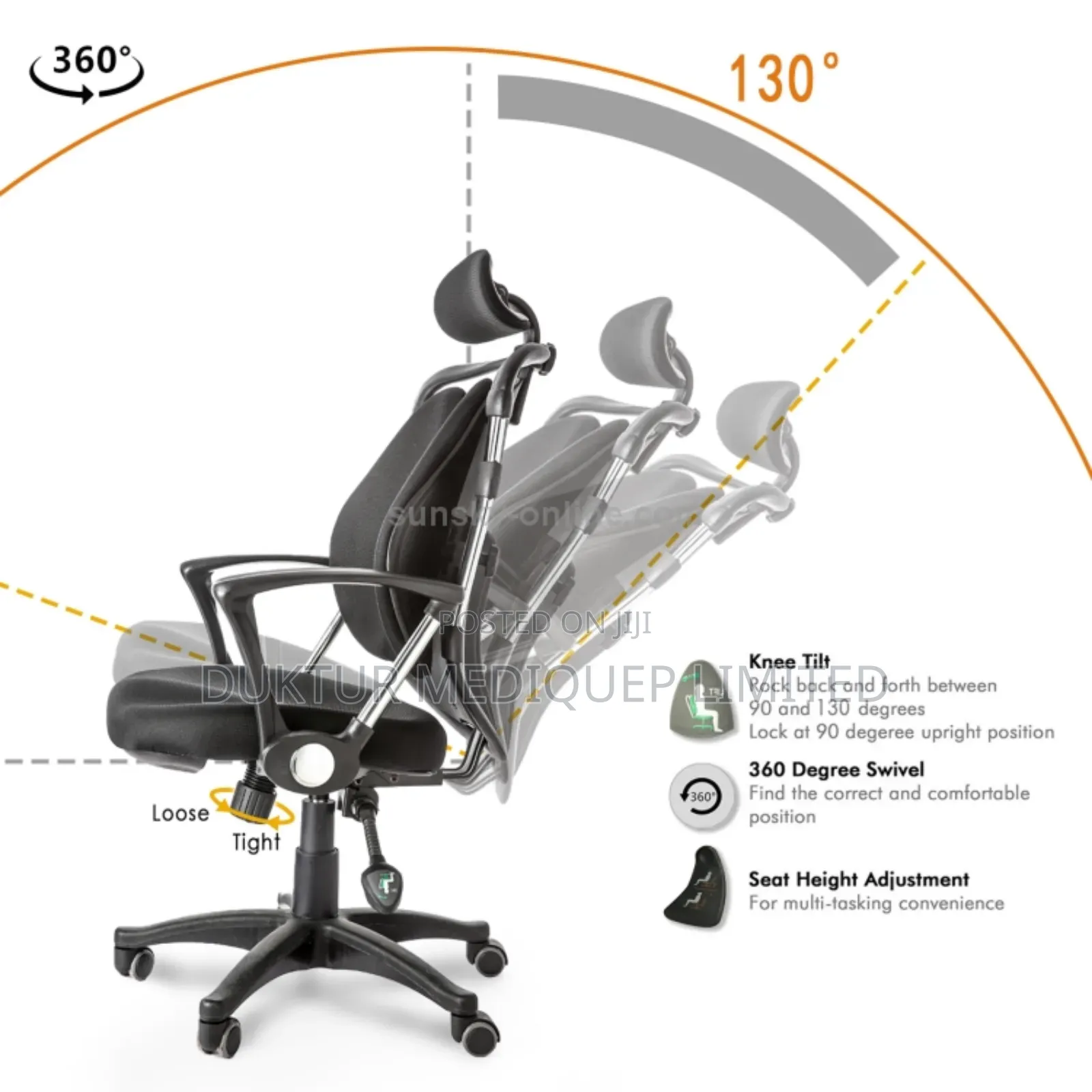 Ergonomic Orthopedic Chair