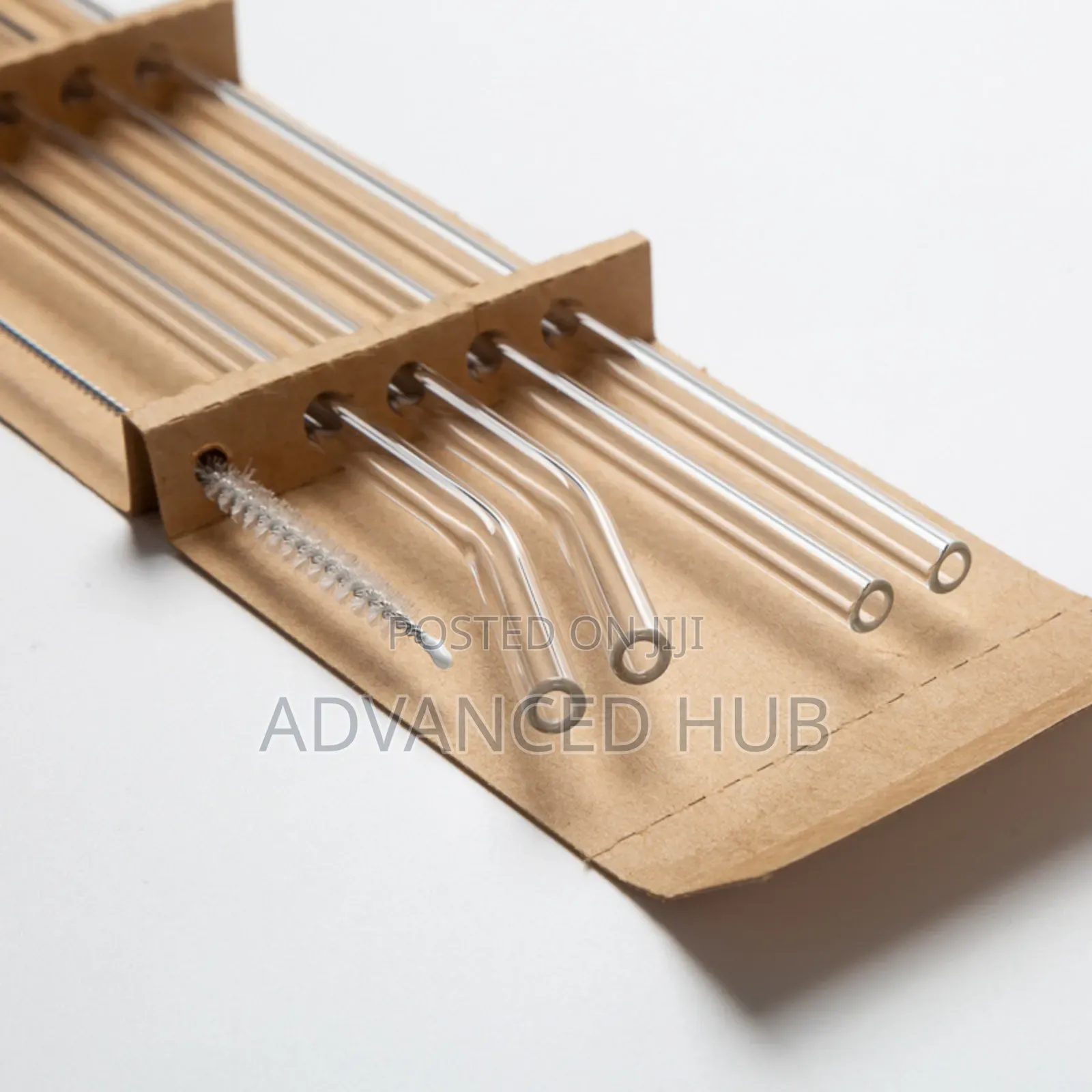 6pc Reusable Glass Straws