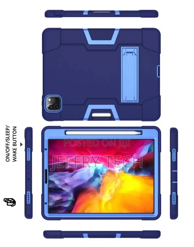 iPad Pro 12.9 Inch 4th Gen 2020 Rugged Protective Case -Blue