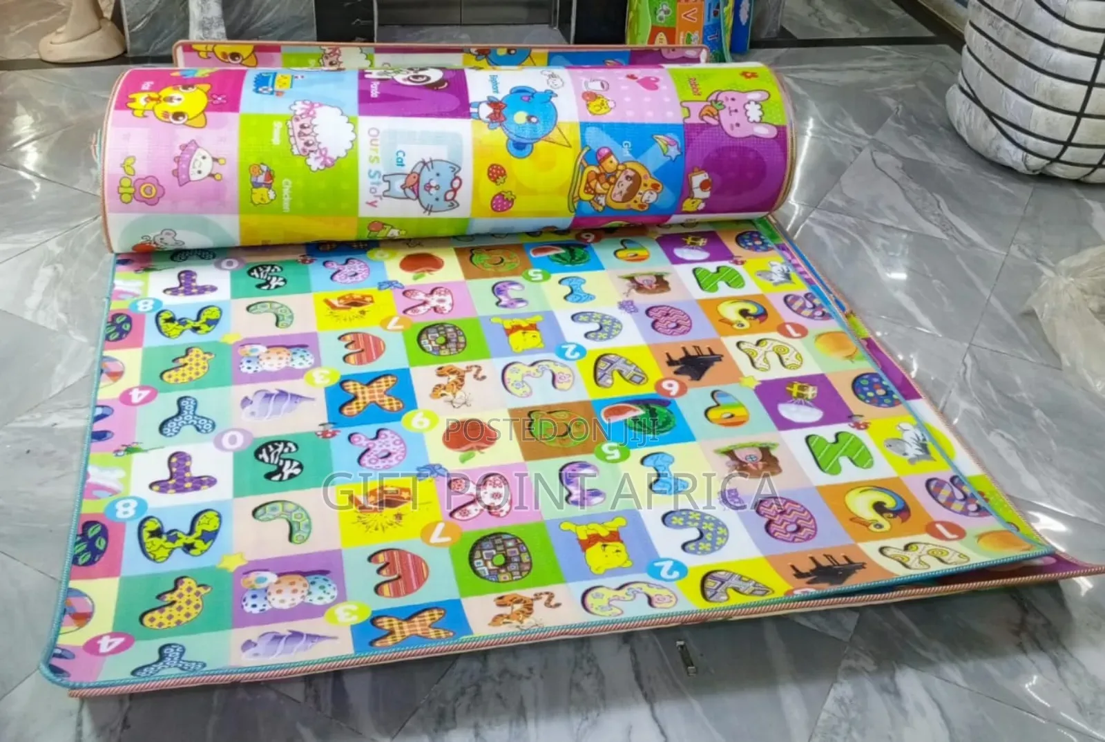 6 by 6 Waterproof Playing Mat for Kids