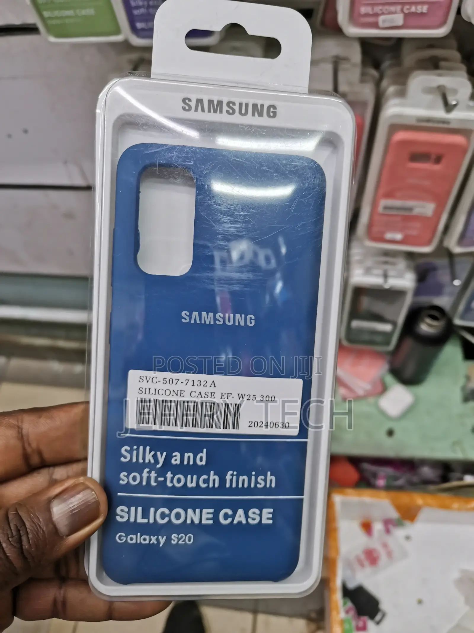 Samsung Galaxy S20 Soft Silicone Phone Case-Blue