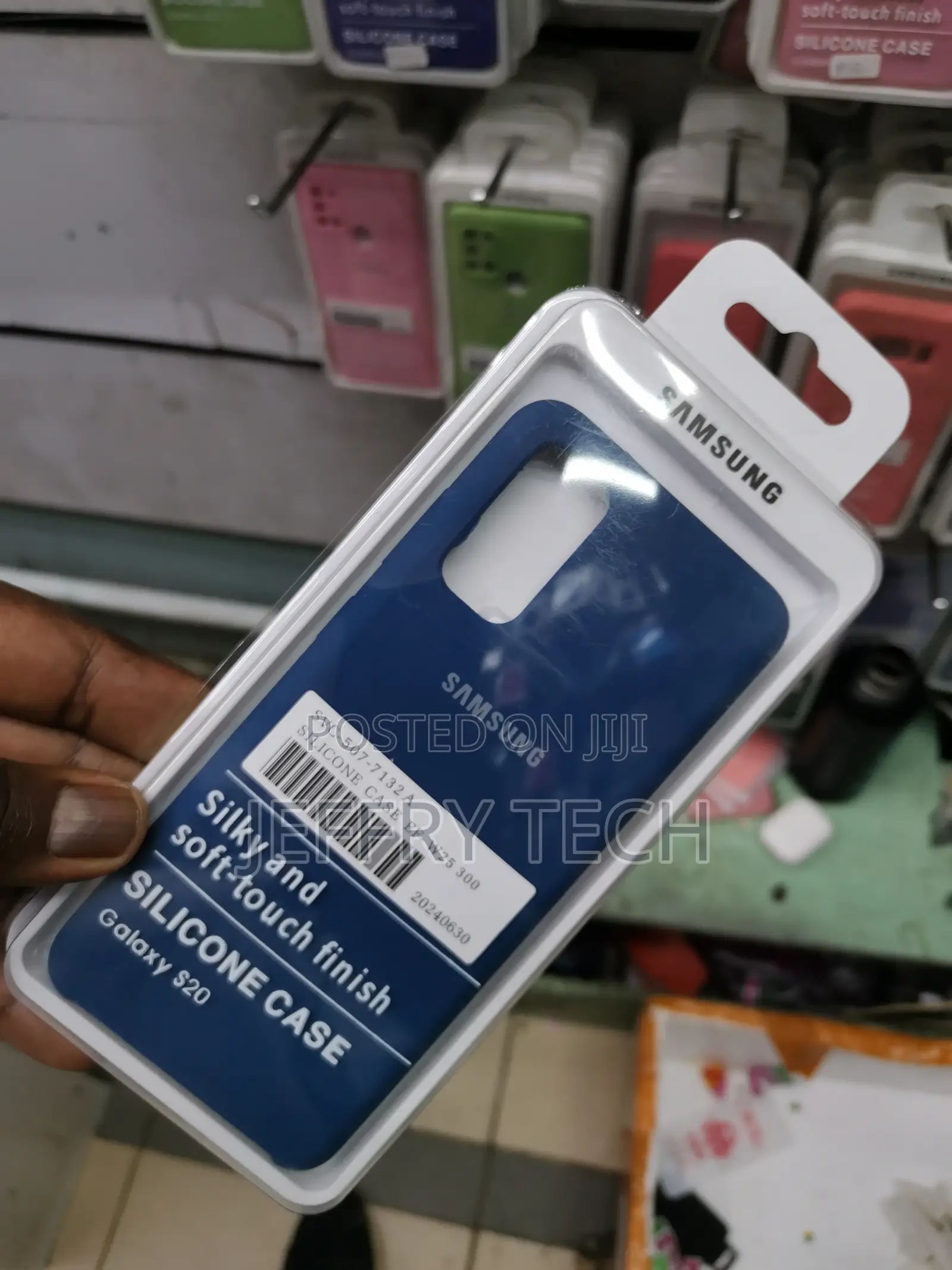 Samsung Galaxy S20 Soft Silicone Phone Case-Blue