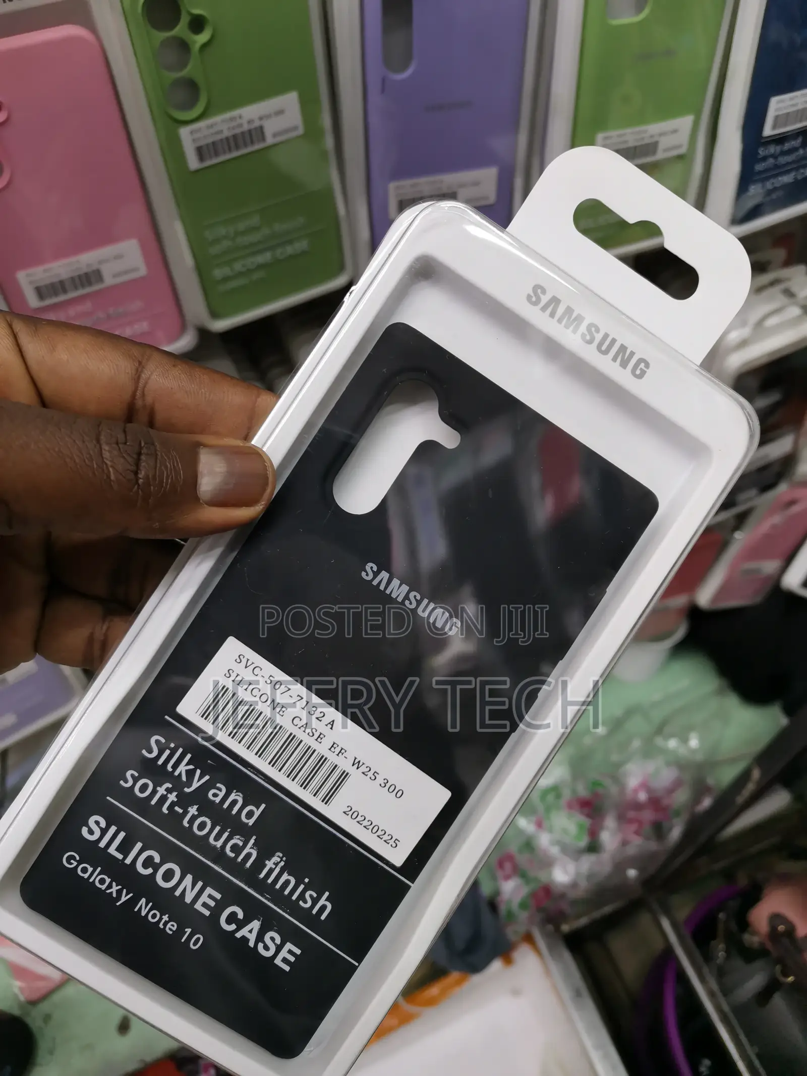 Soft Silicone Phone Case for Samsung Galaxy Note 10+,Black