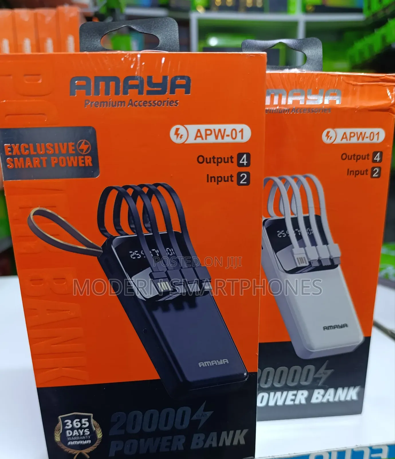 Amaya APW-01 Power Bank 20000mah Fast Charging