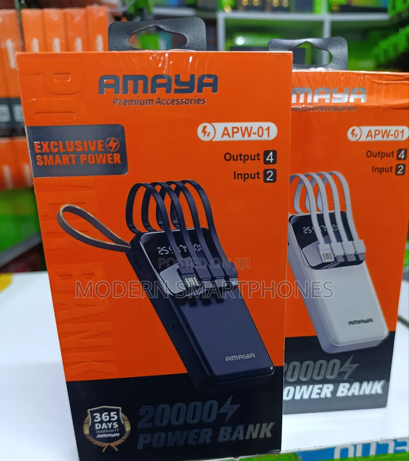 Amaya Power Bank 20000mah Fast Charging