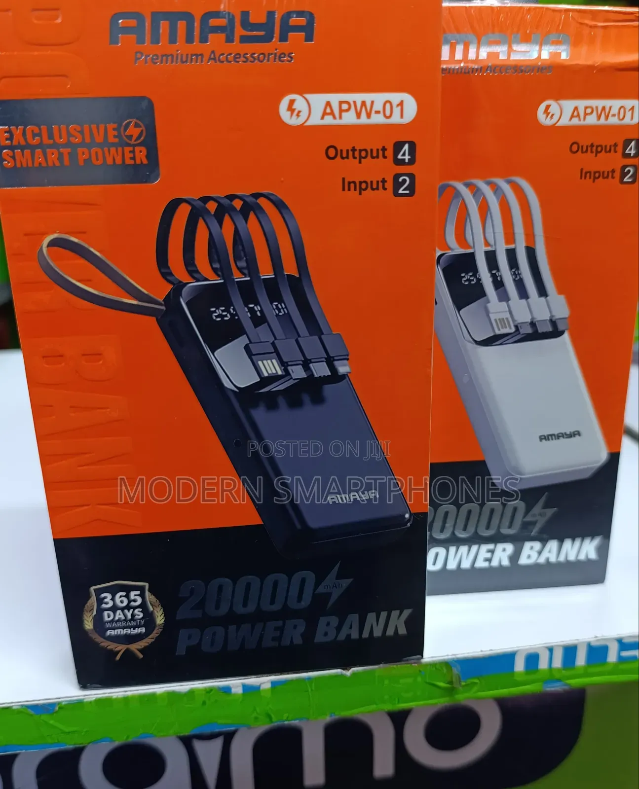 Amaya Power Bank 20000mah Fast Charging