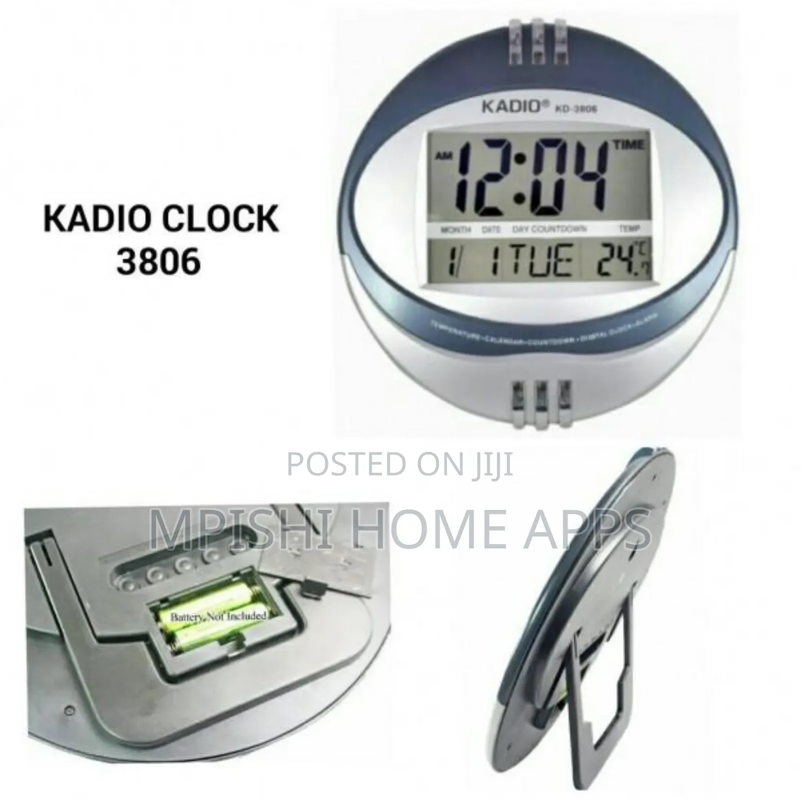 Kadio Digital Wall Clock