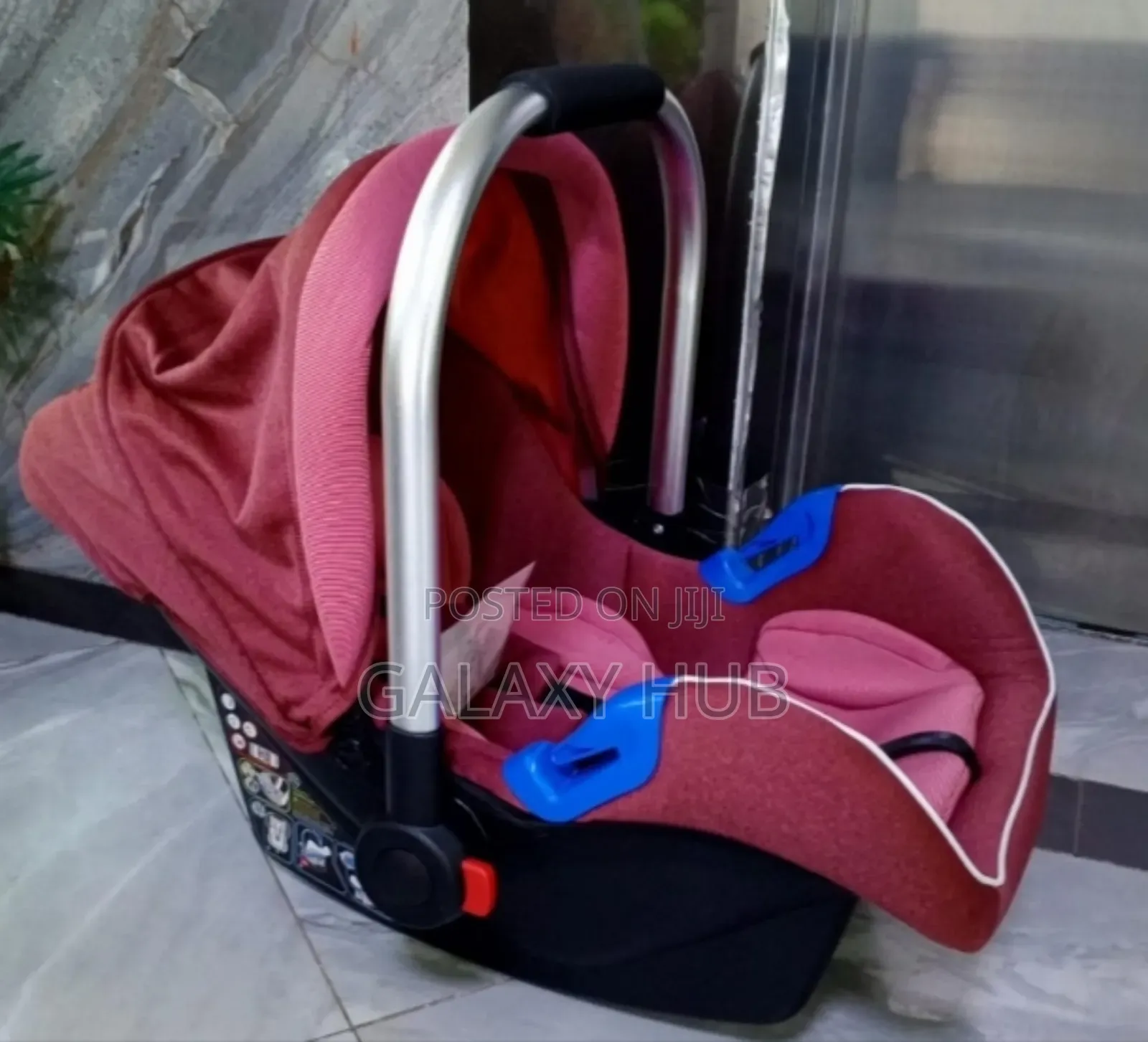Maroon Baby Carrier Cot