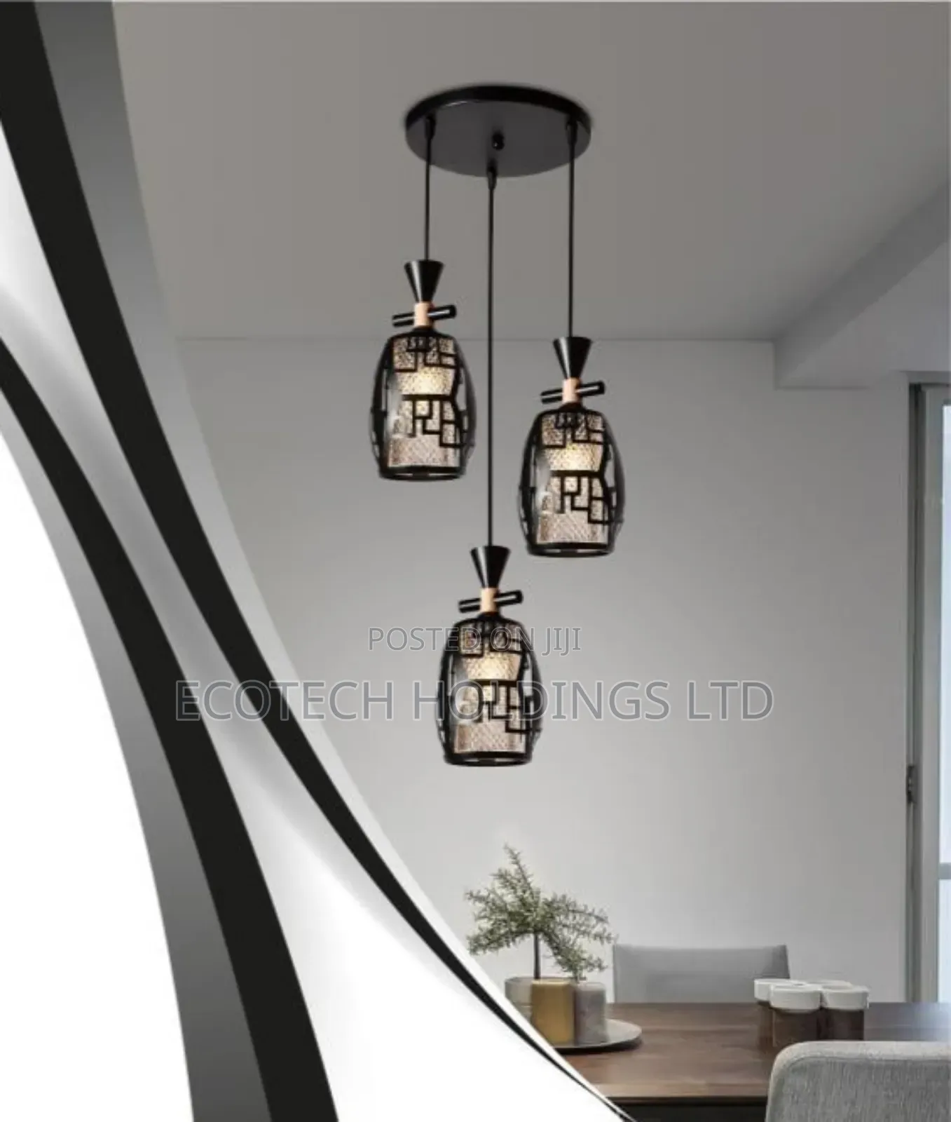 Vellmax Unique 3 In 1 Pendant Chandelier Jy9
