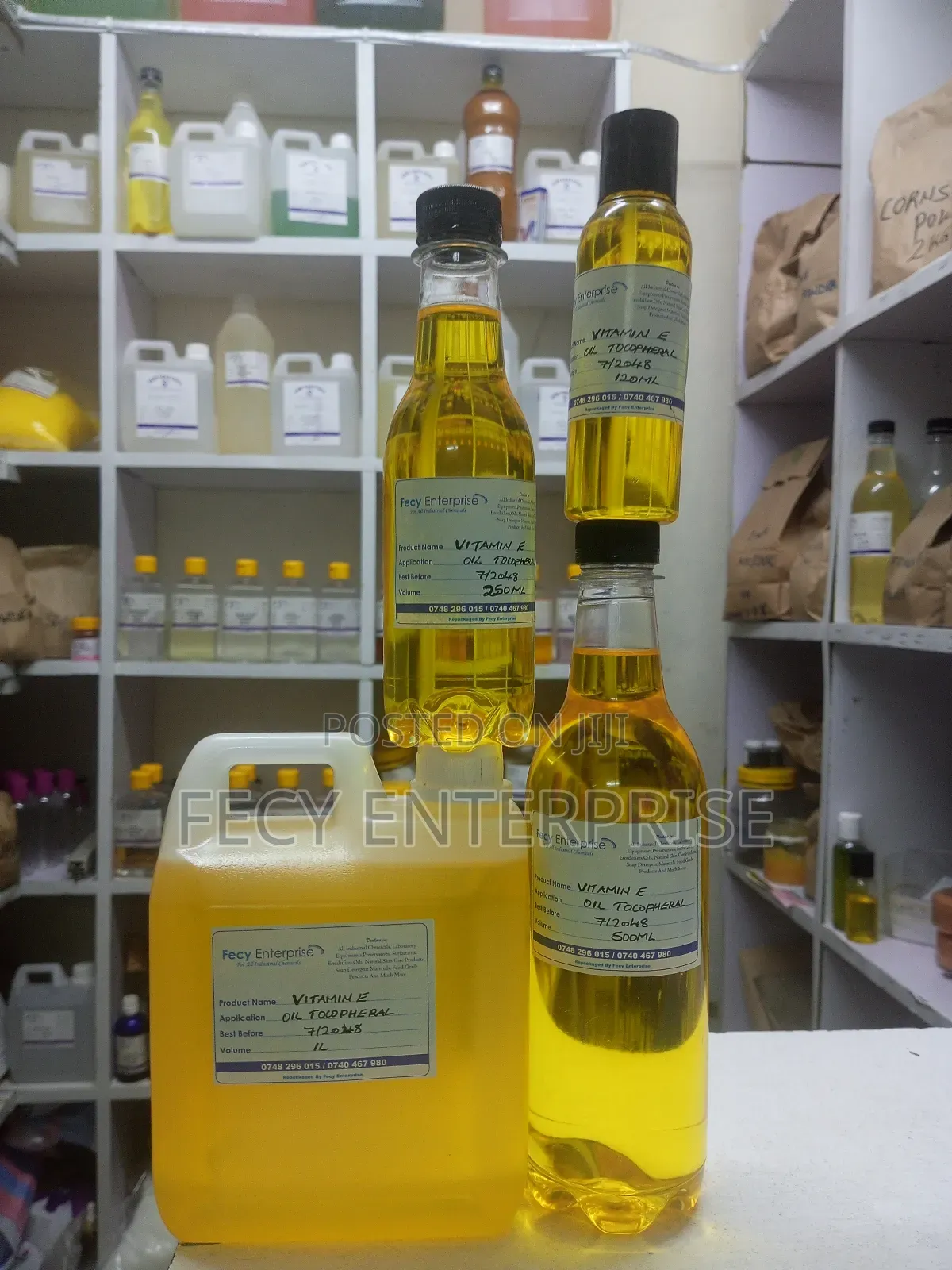 Vitamin E Oil – (100% Natural Cold-Pressed) Pure Organic Carrier Oil
