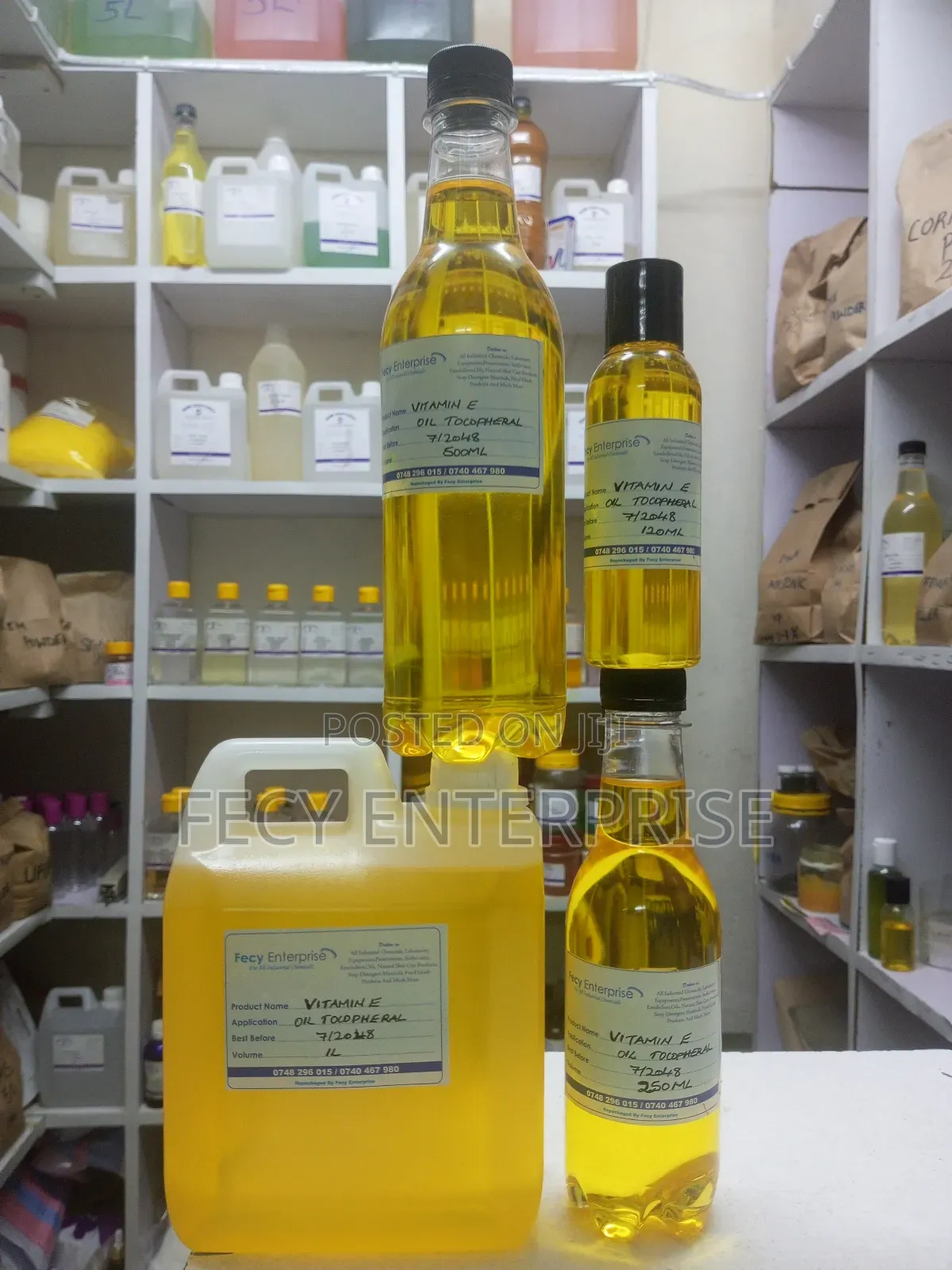Vitamin E Oil – (100% Natural Cold-Pressed) Pure Organic Carrier Oil