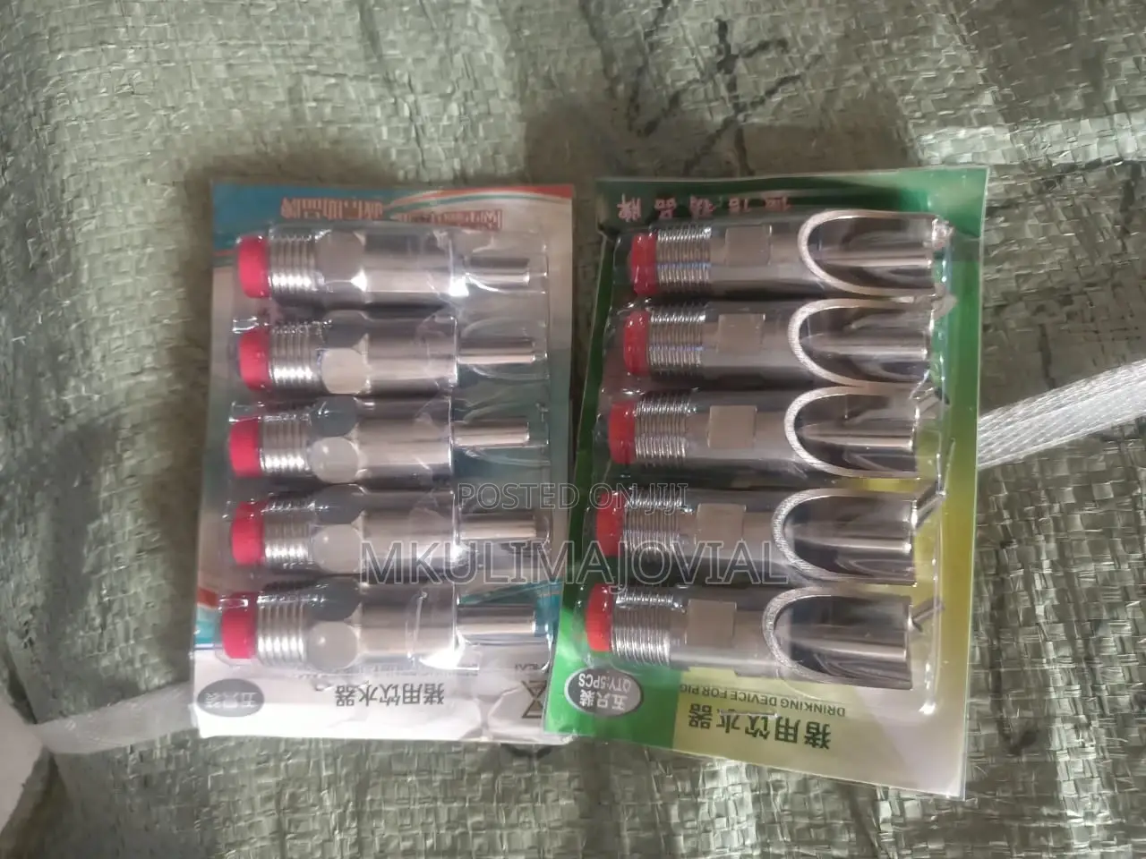 Stainless Pig Nipples Drinkers Pack