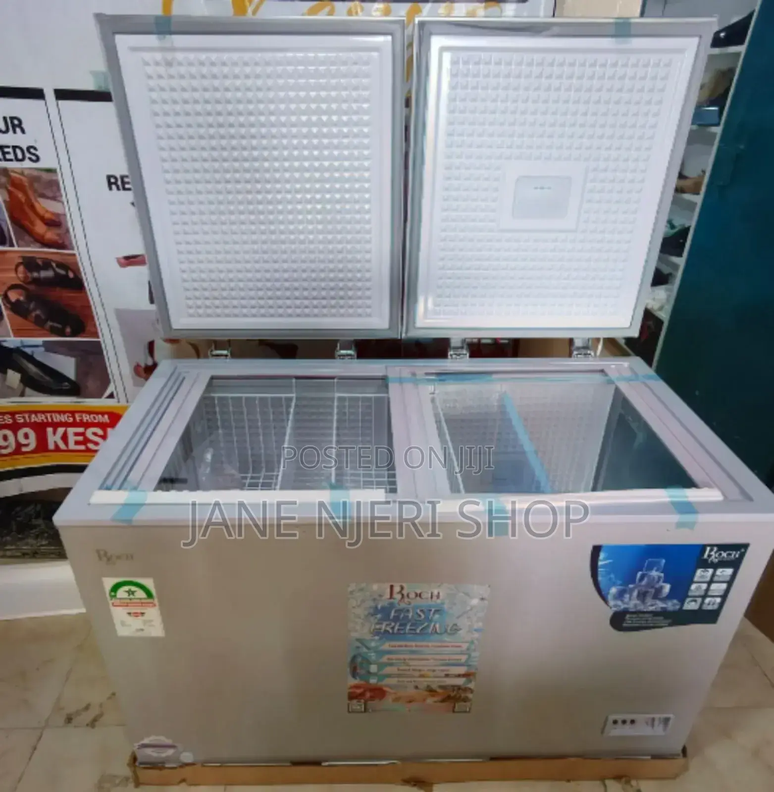345 Litres Double Door RCF-450g Roch Deep Freezer EC/G