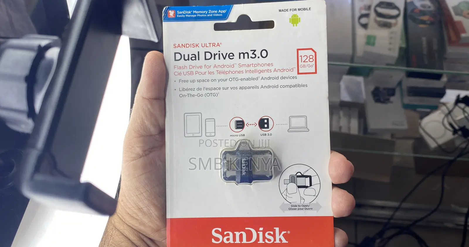 128gb Sandisk Otg Dual Drive For Android Phones Usb 3.0