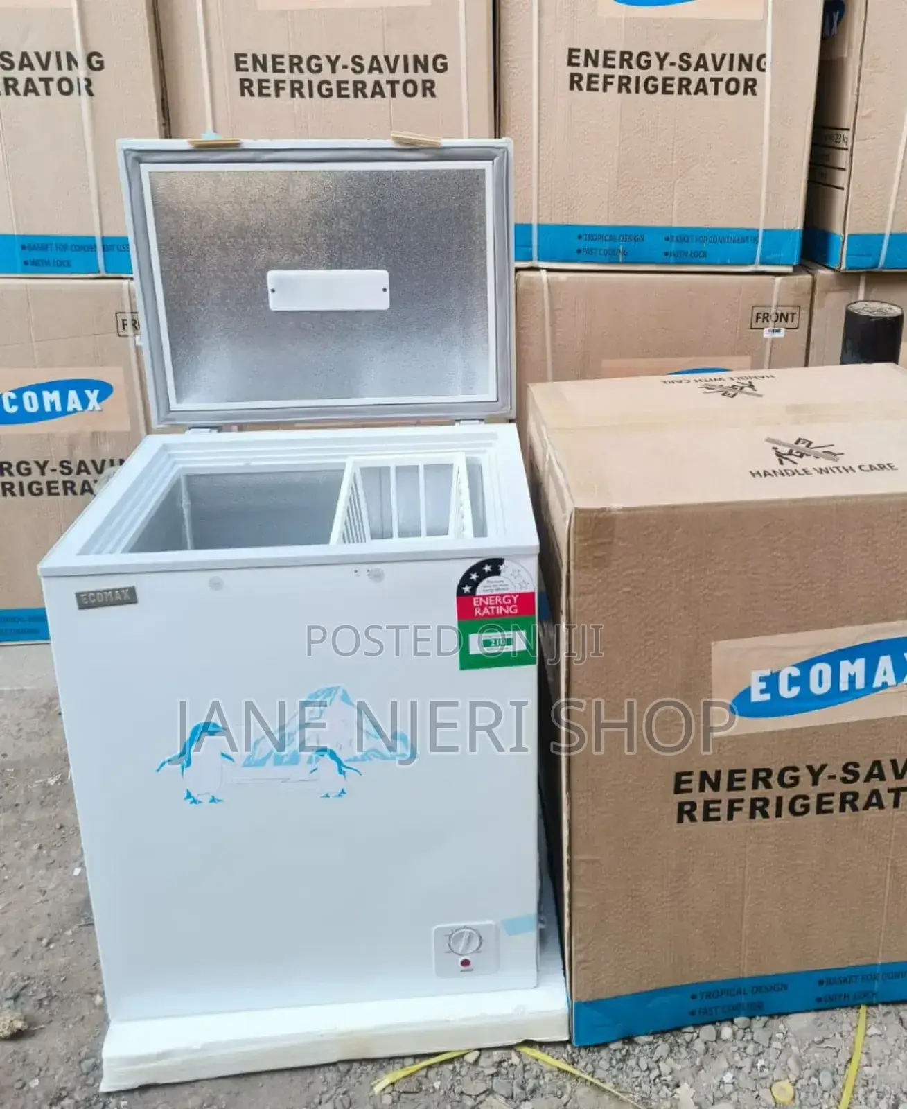 Ecomax 119 Litres Chest Freezer EC/199L