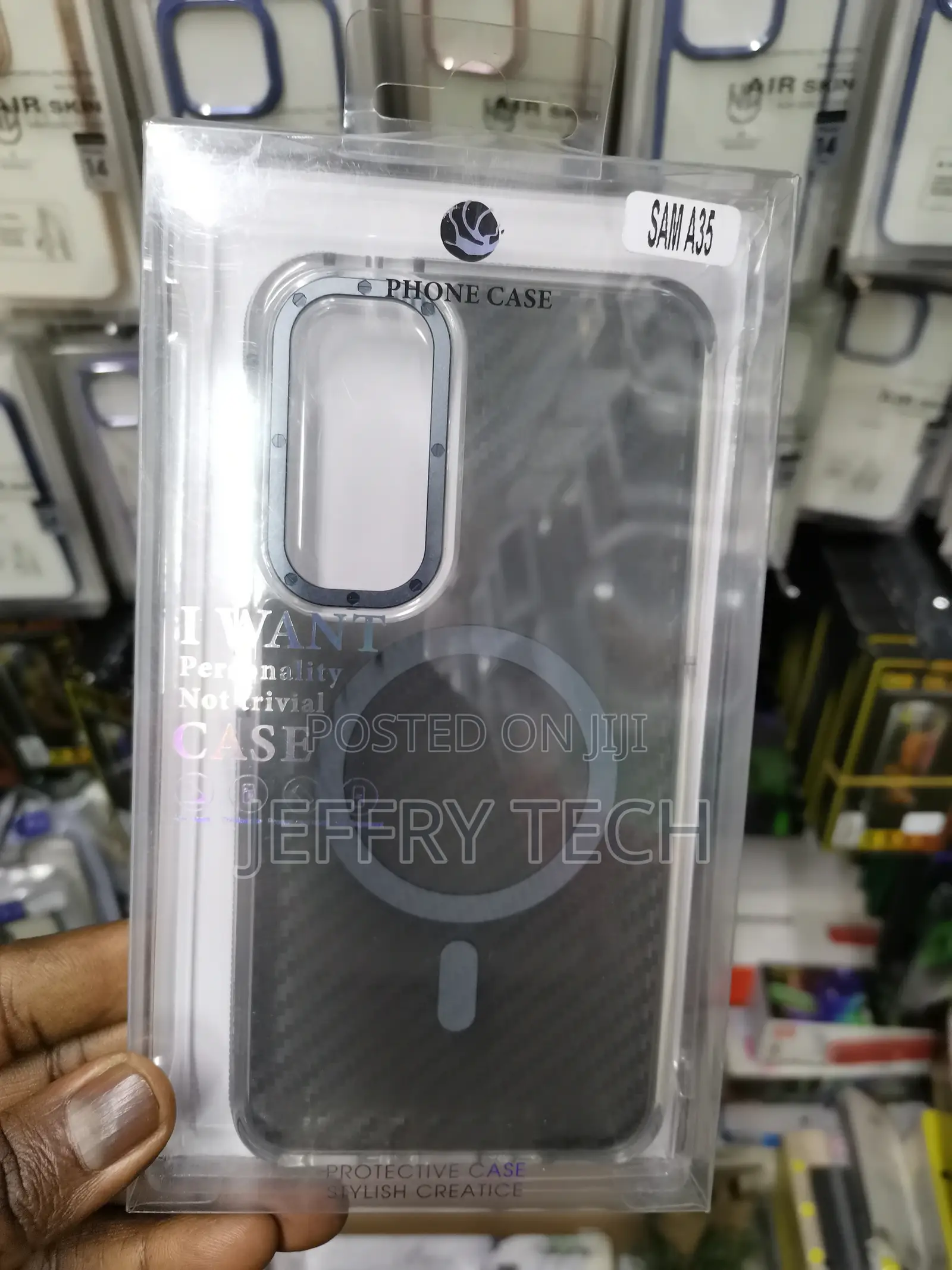 Samsung Galaxy A35 Case With Magsafe, Metal Camera Frame