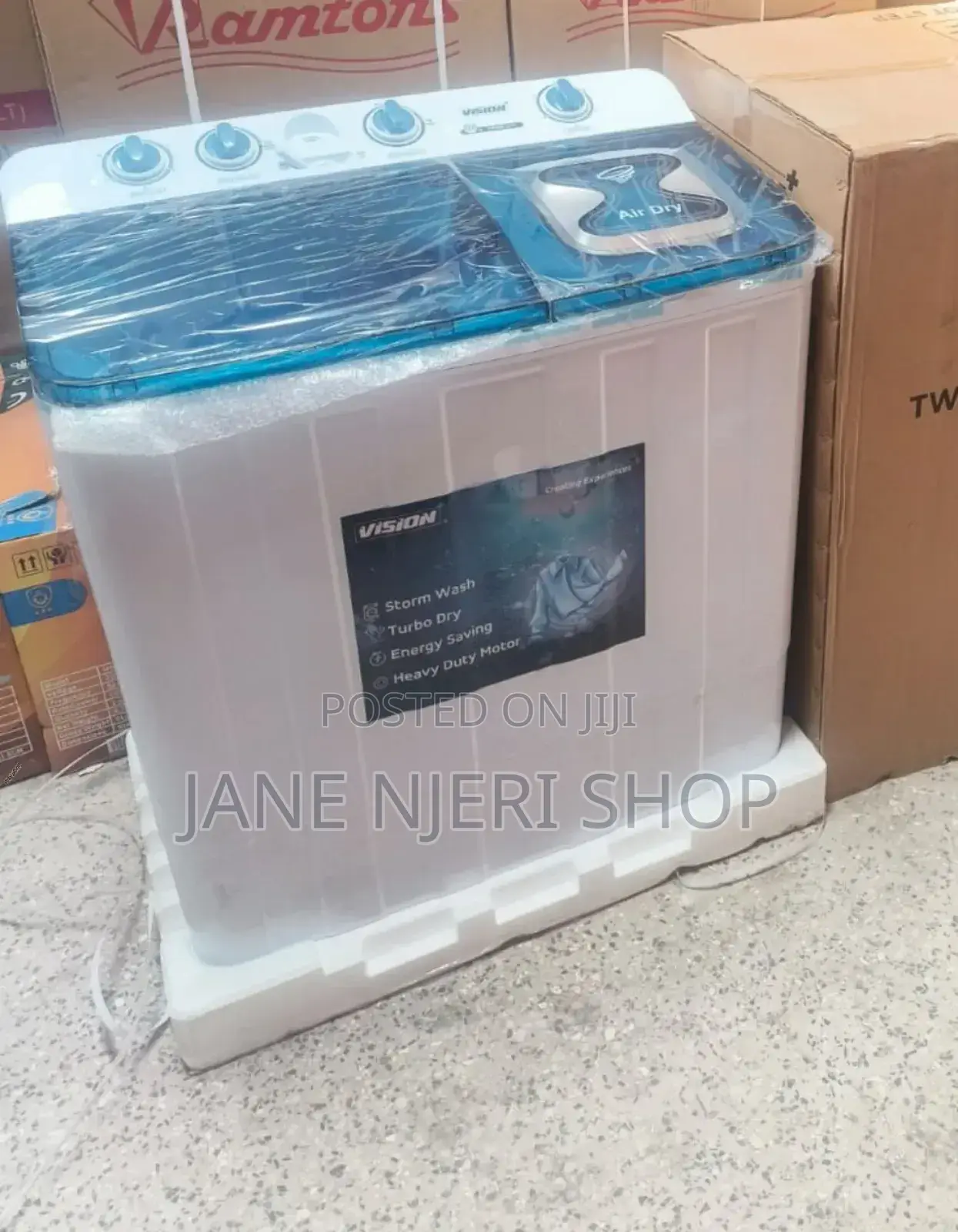 12kgs Vision Twin Tub Washing Machine v/N12kg