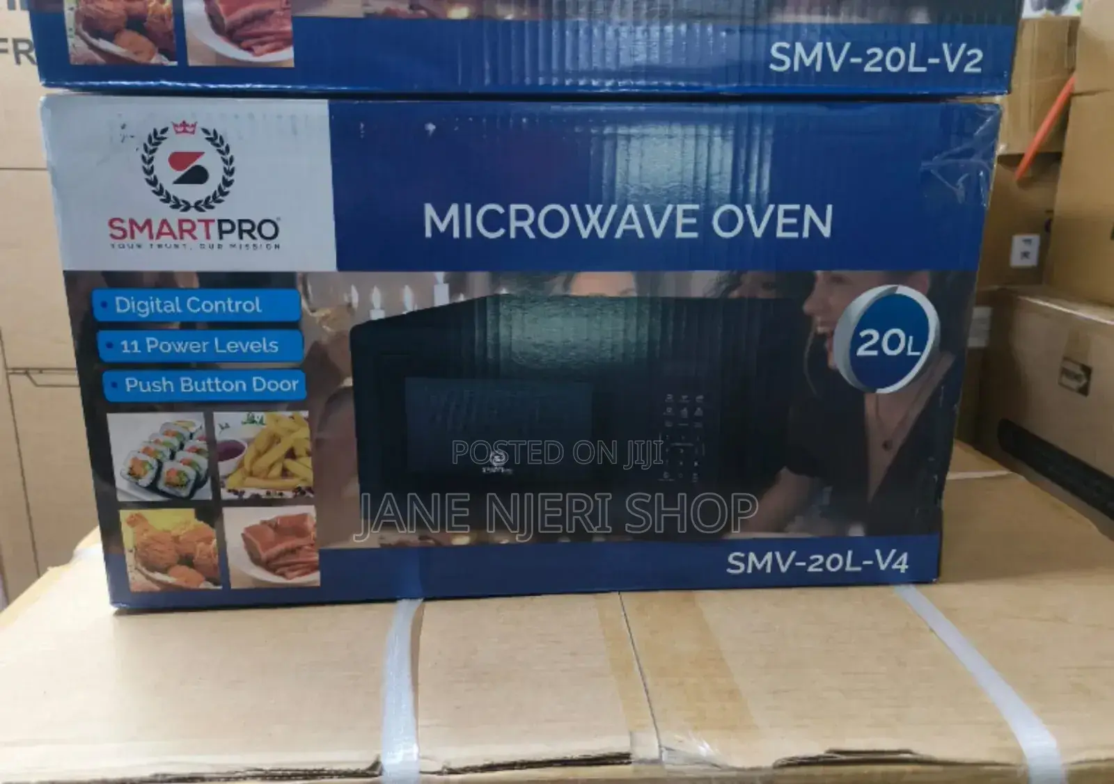 20 Litres Smart Pro Black Microwave S-M/P