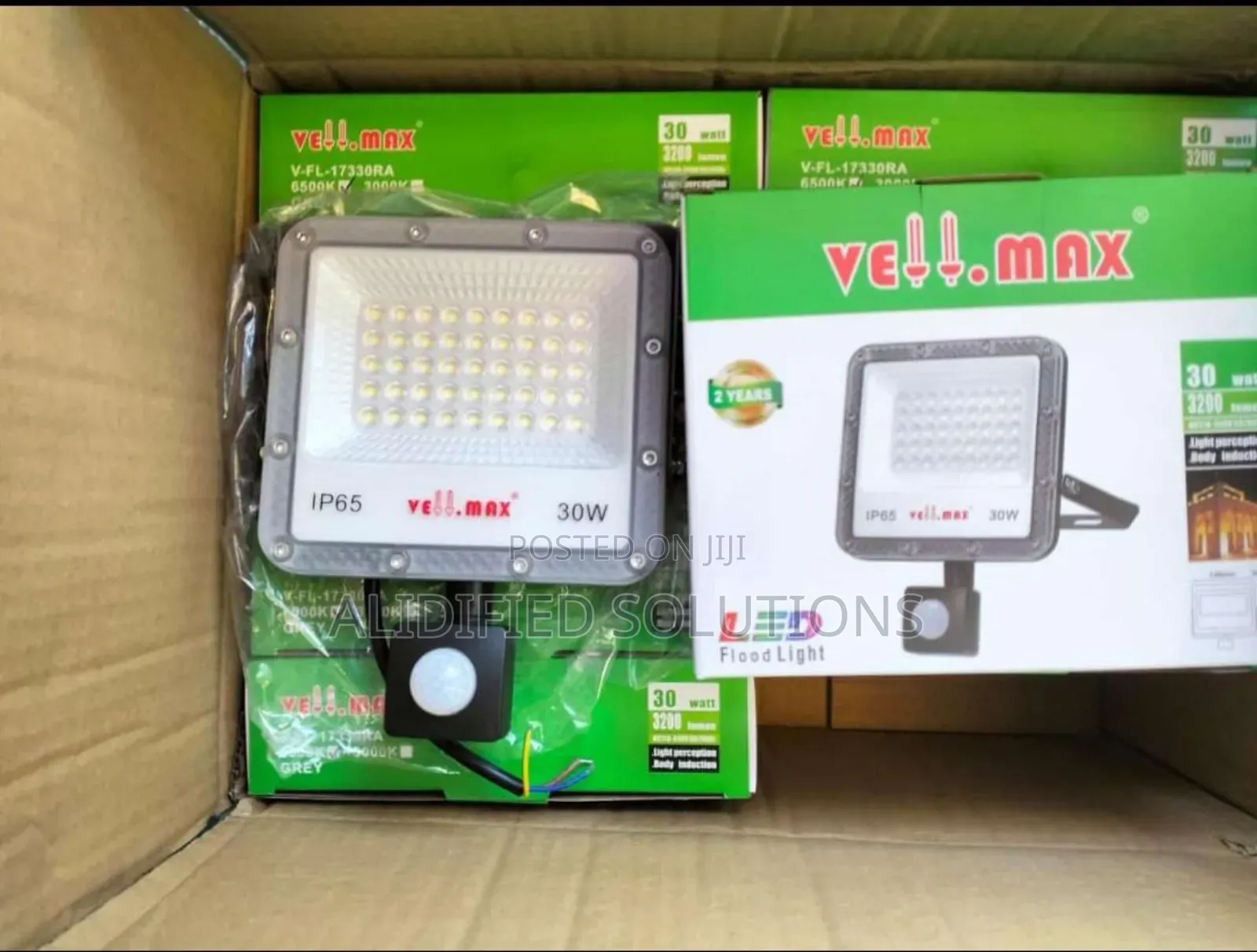 30w Velmax Floodlight With Motion Sensor