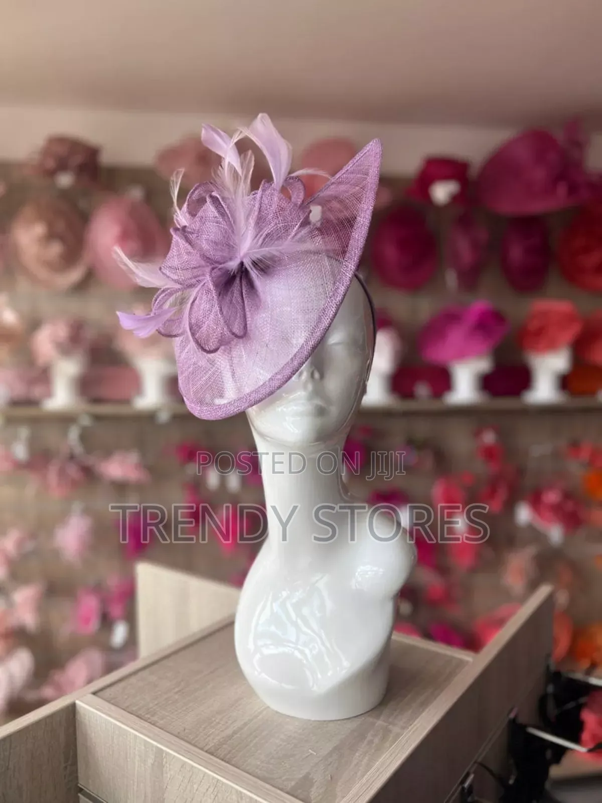 Lavender Elegant Flower Fascinator