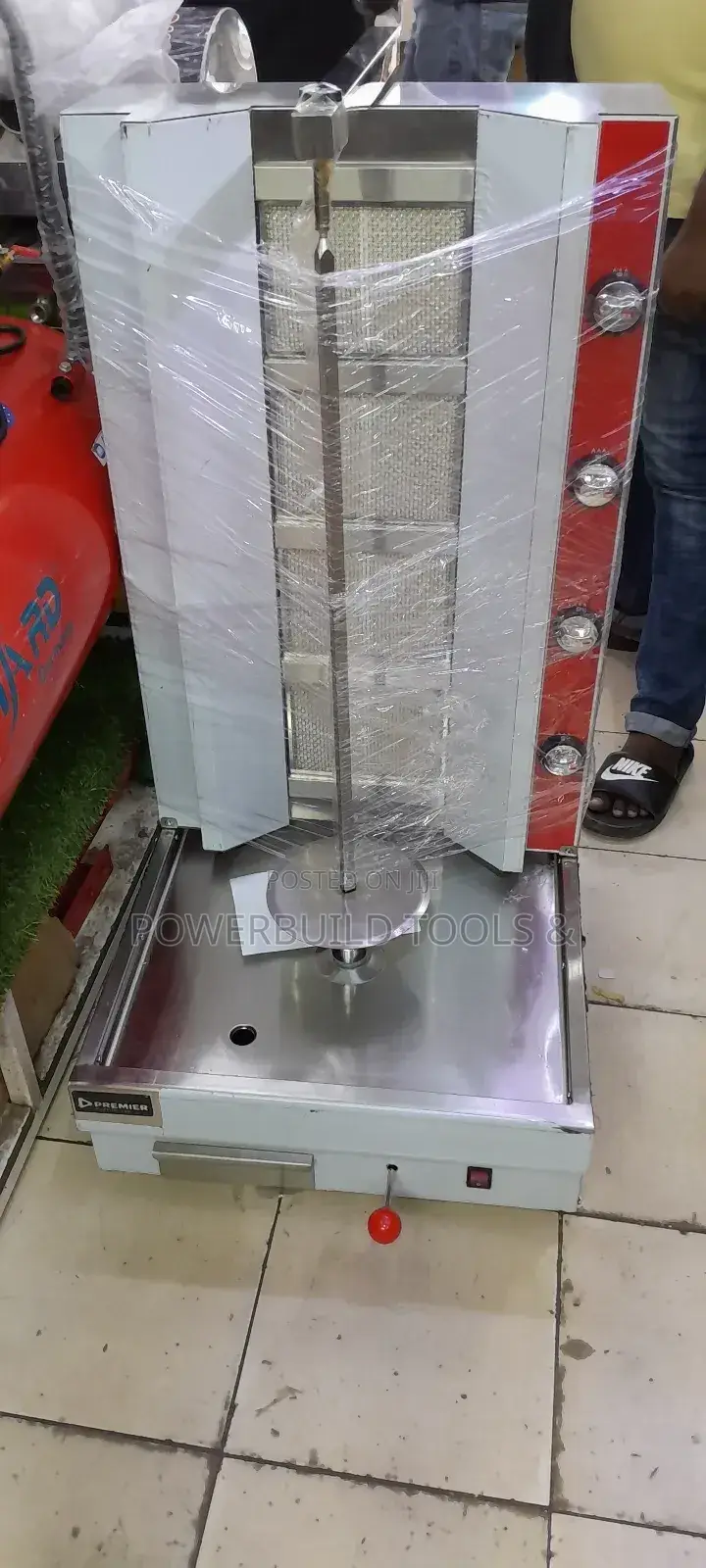 3 Gas Burner Shawarma Making Machine