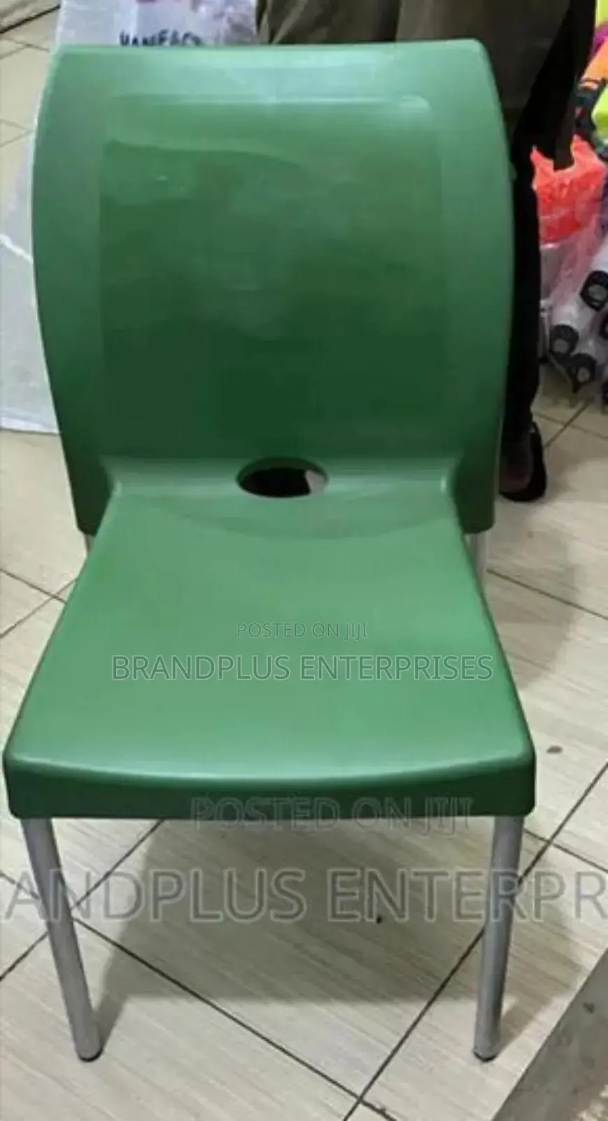 Jungle Green Stackable Plastic Chairs