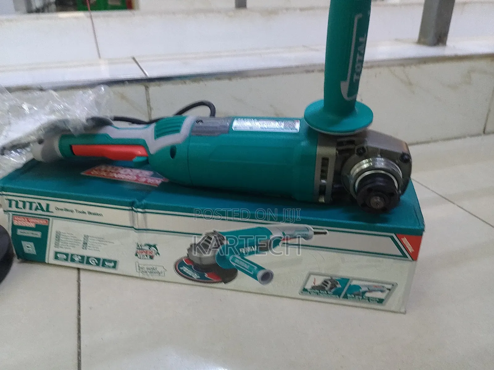 Total 2200w Powerful Corded Angle Grinder 9" Disc