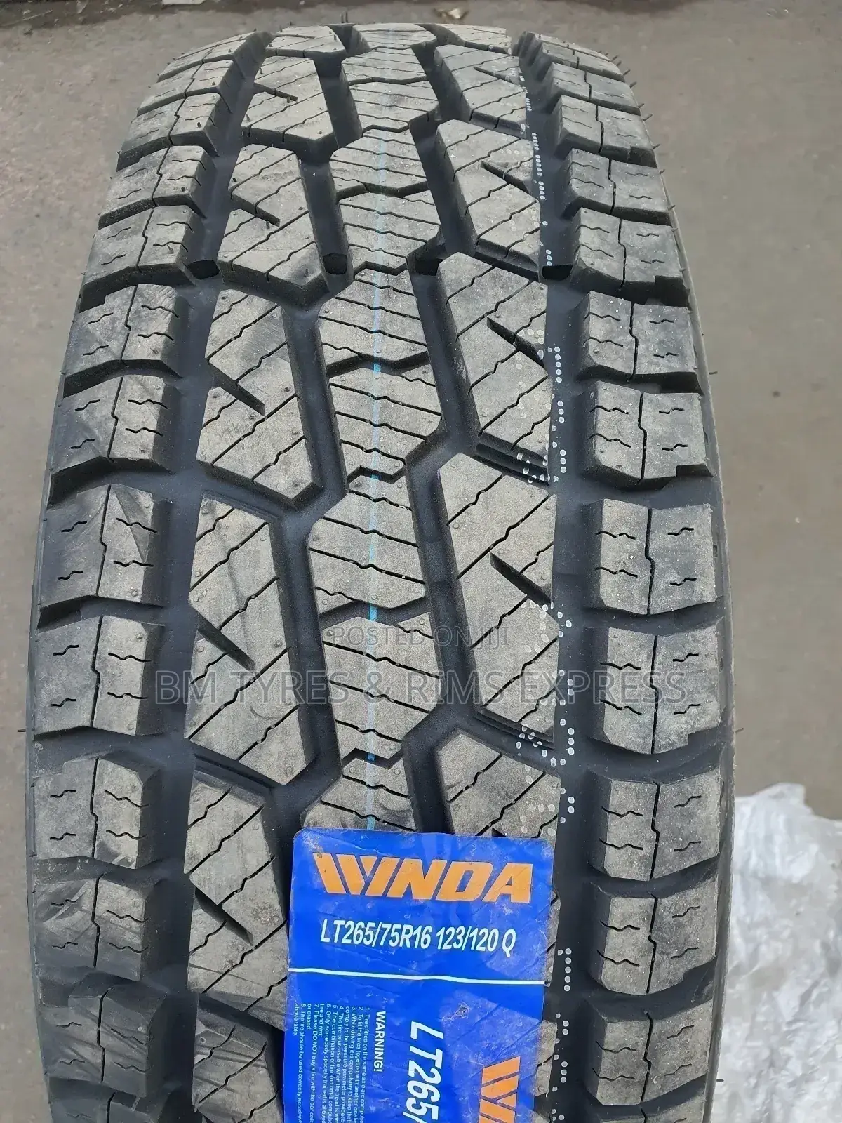 265 /75 R16 Winda Tyres a/T (Commercial)