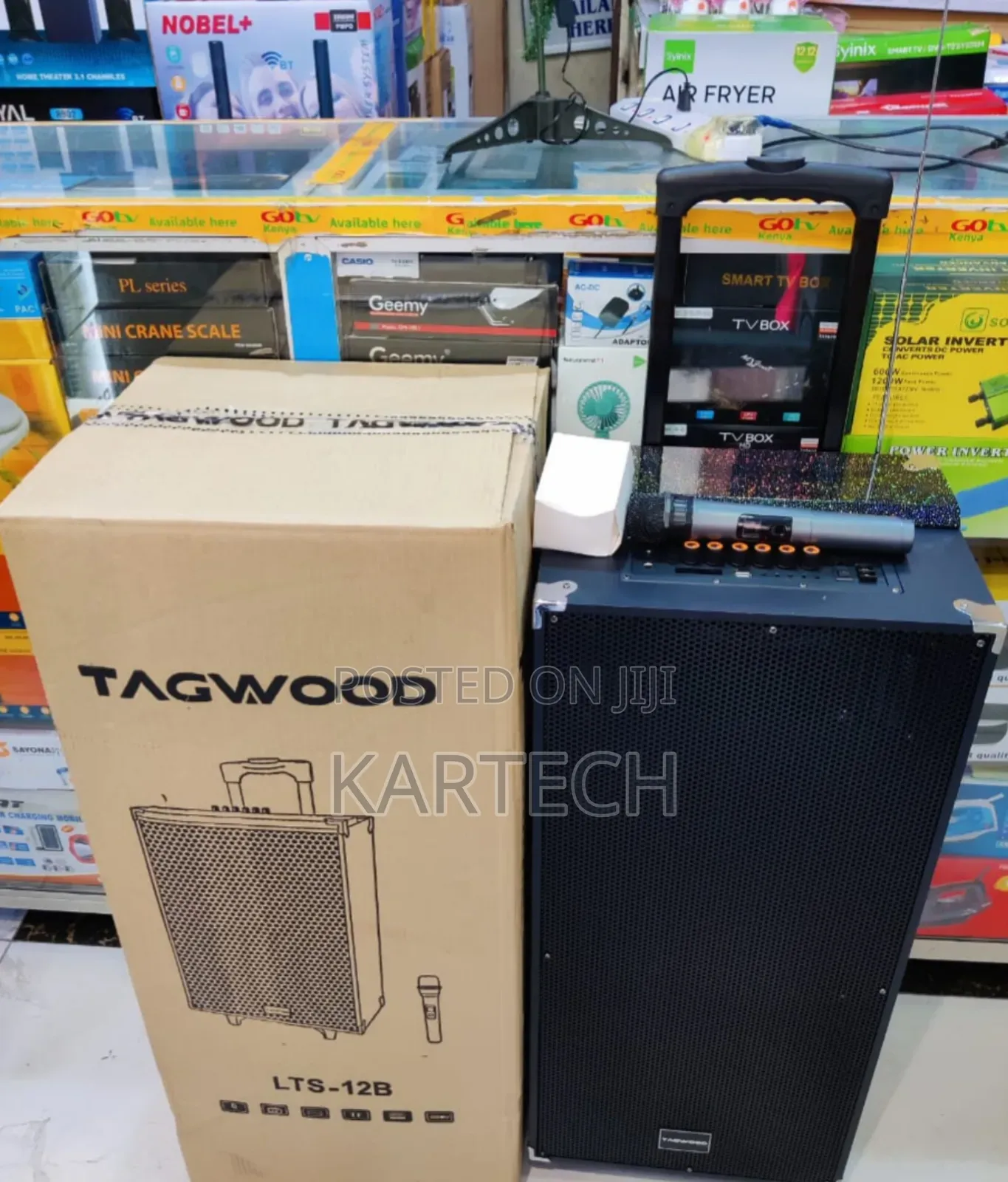 Tagwood 12" 12B Rechargeable Portable Speaker + 1 Microphone