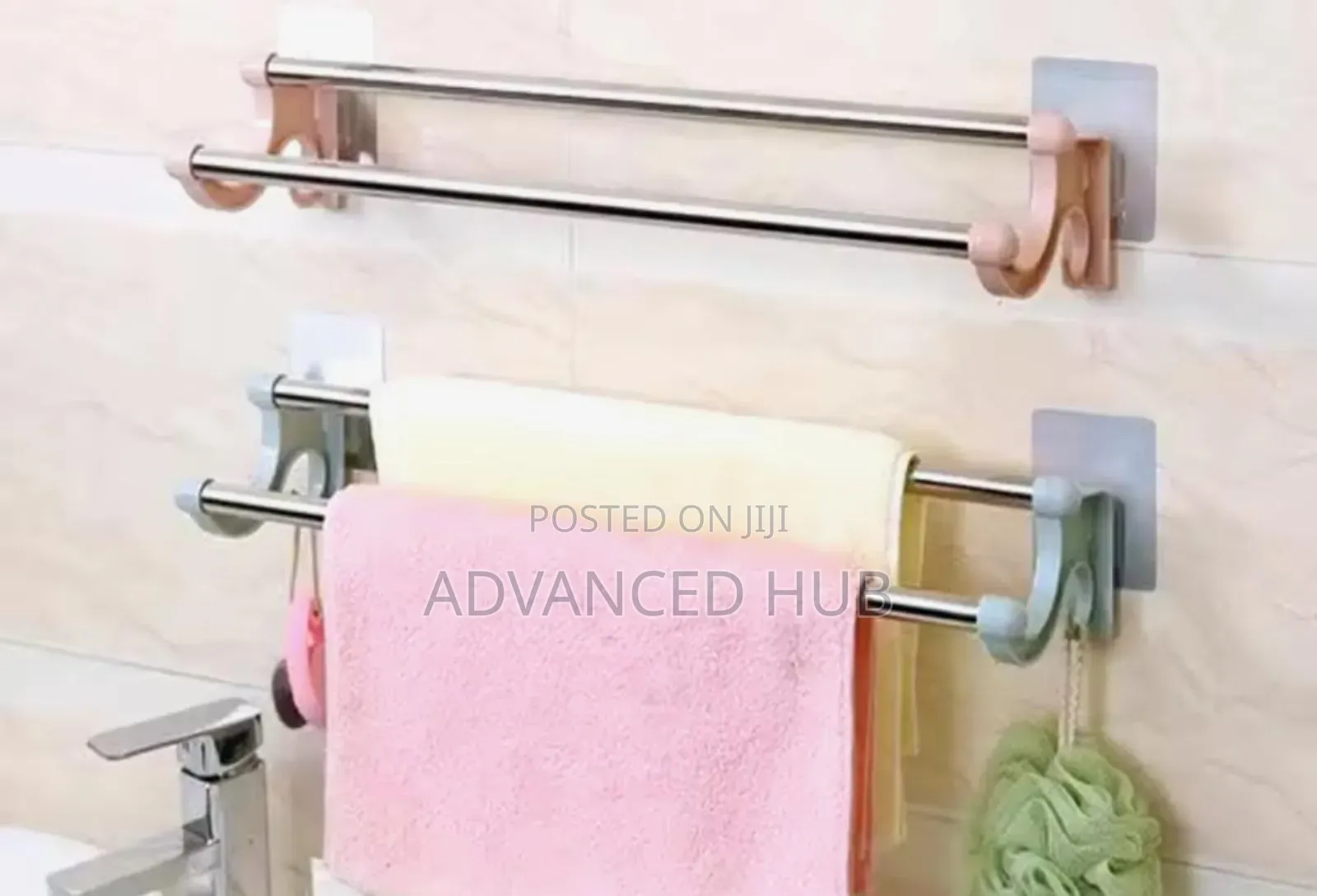 Double Pole Towel Rack