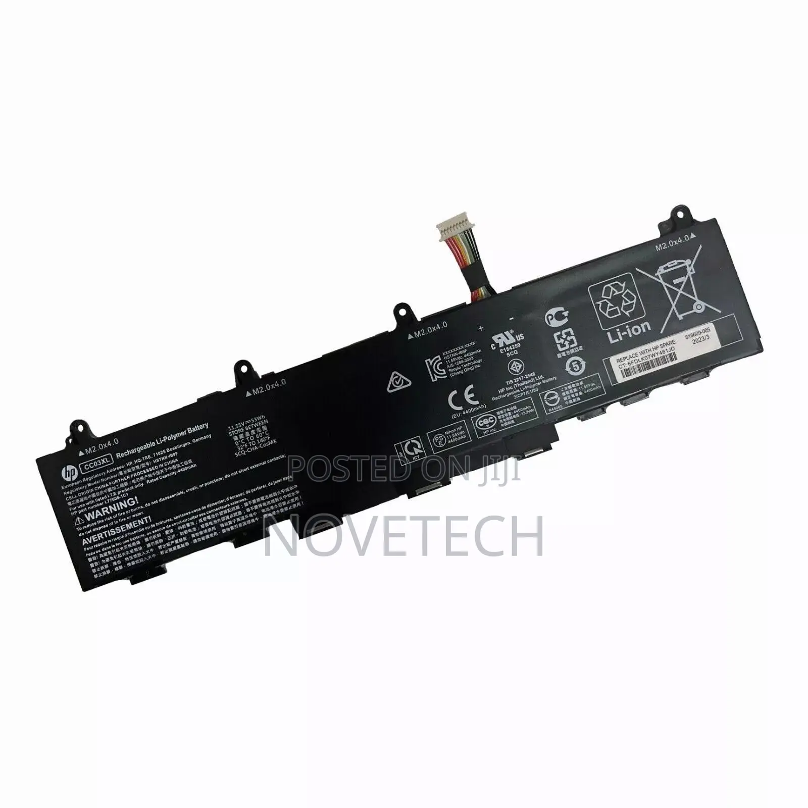 CC03XL Battery for HP Elitebook 830 835 840 G7 G8 L77608-1c1
