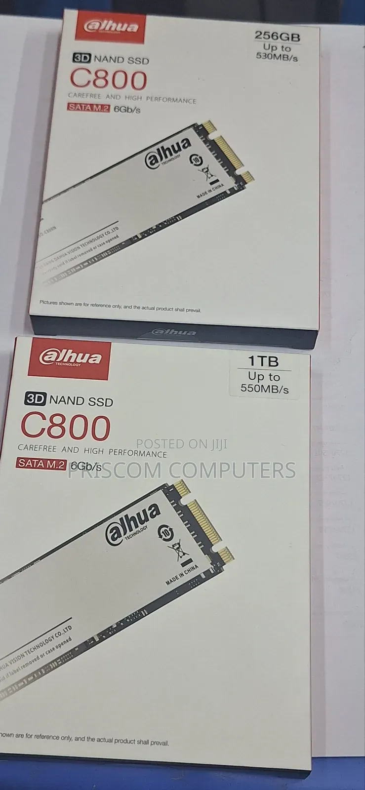 Dahua SATA M.2 Double Notch 256gb, 512gb, 1TB, 2TB SSD