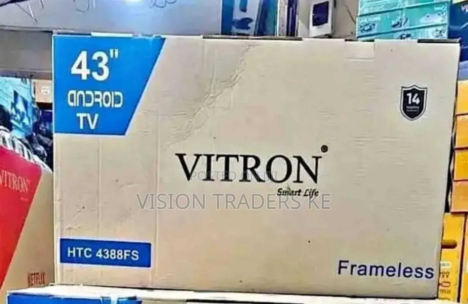 Vitron 43 Smart Android Frameless Fullhd With Bluetooth