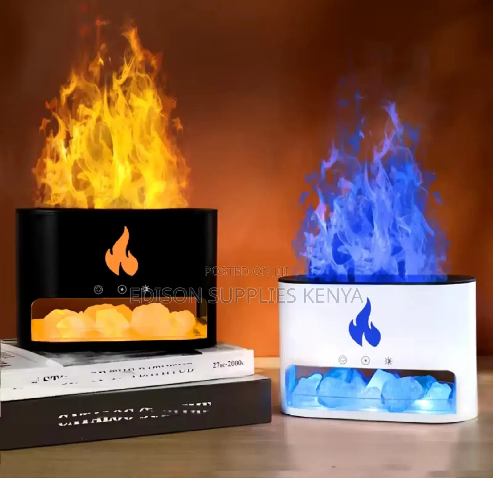Fire Place Aroma Diffuser Essential Oils Diffuser Wit Flame