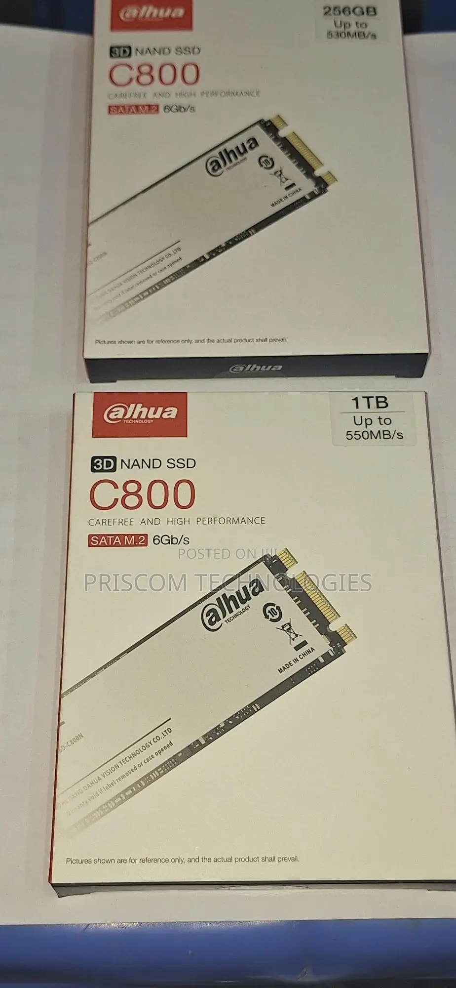 Dahua SATA M.2 Double Notch 128gb, 256gb, 512gb, 1TBSSD