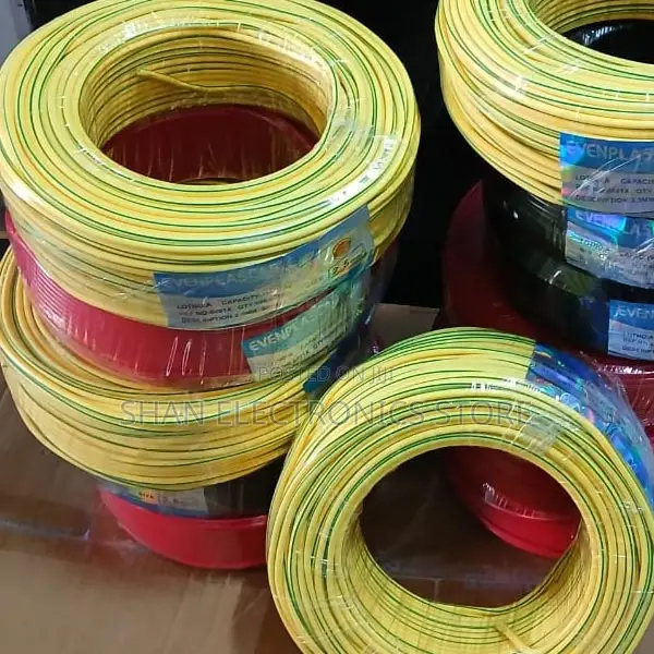 Single 90m Roll. Evin 2.5mm Single Core Wiring Cable Wire