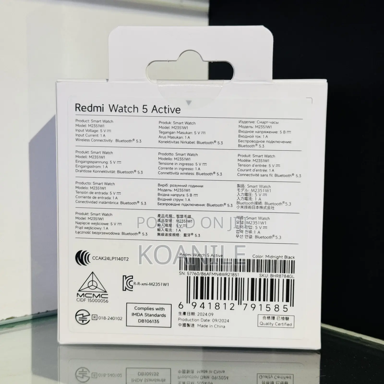 Xiaomi Redmi Watch 5 Active Bluetooth Smartwatch, BT Calls