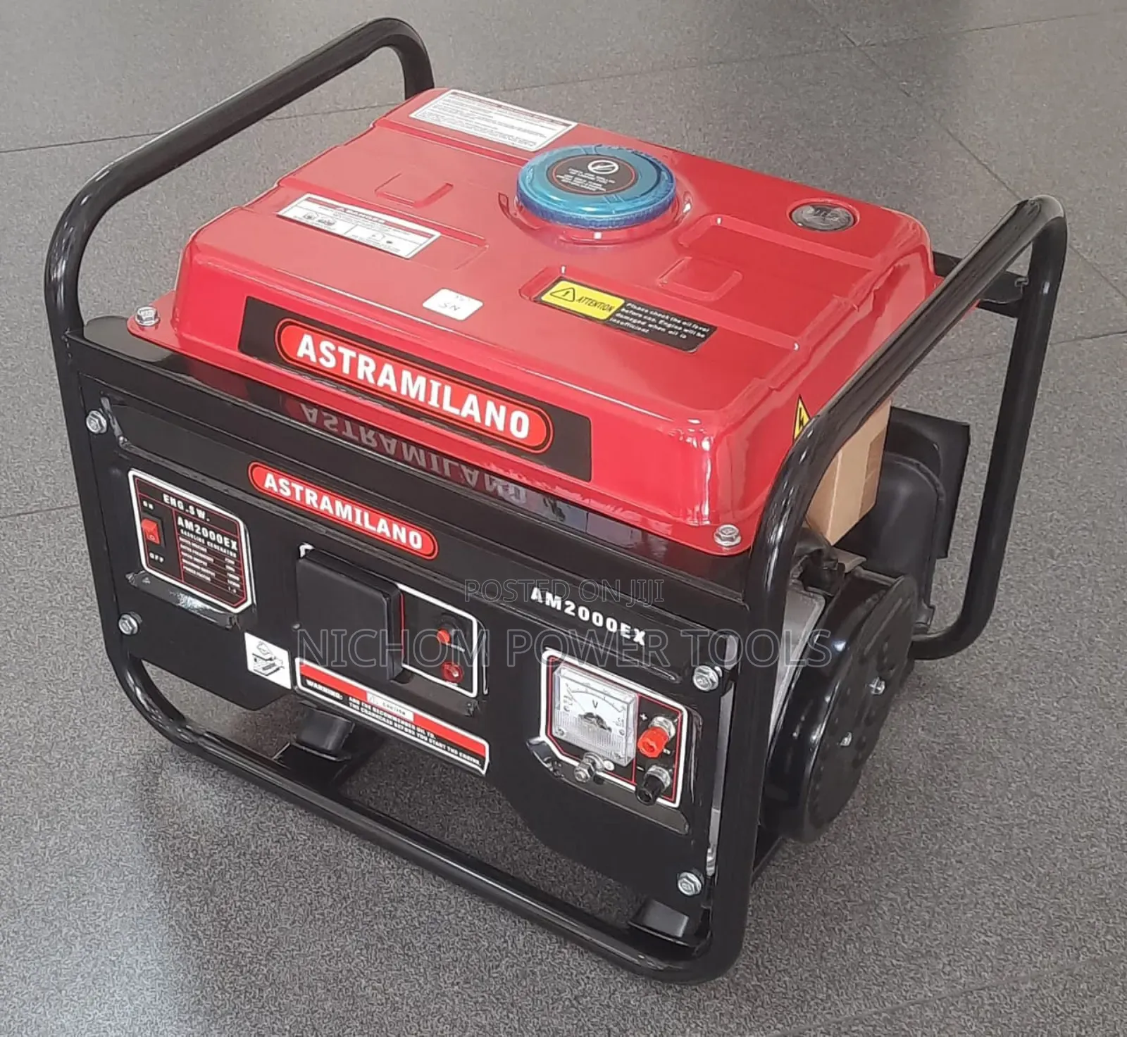 Astramilano Petrol Generator 1.2kva 4stroke Key Start