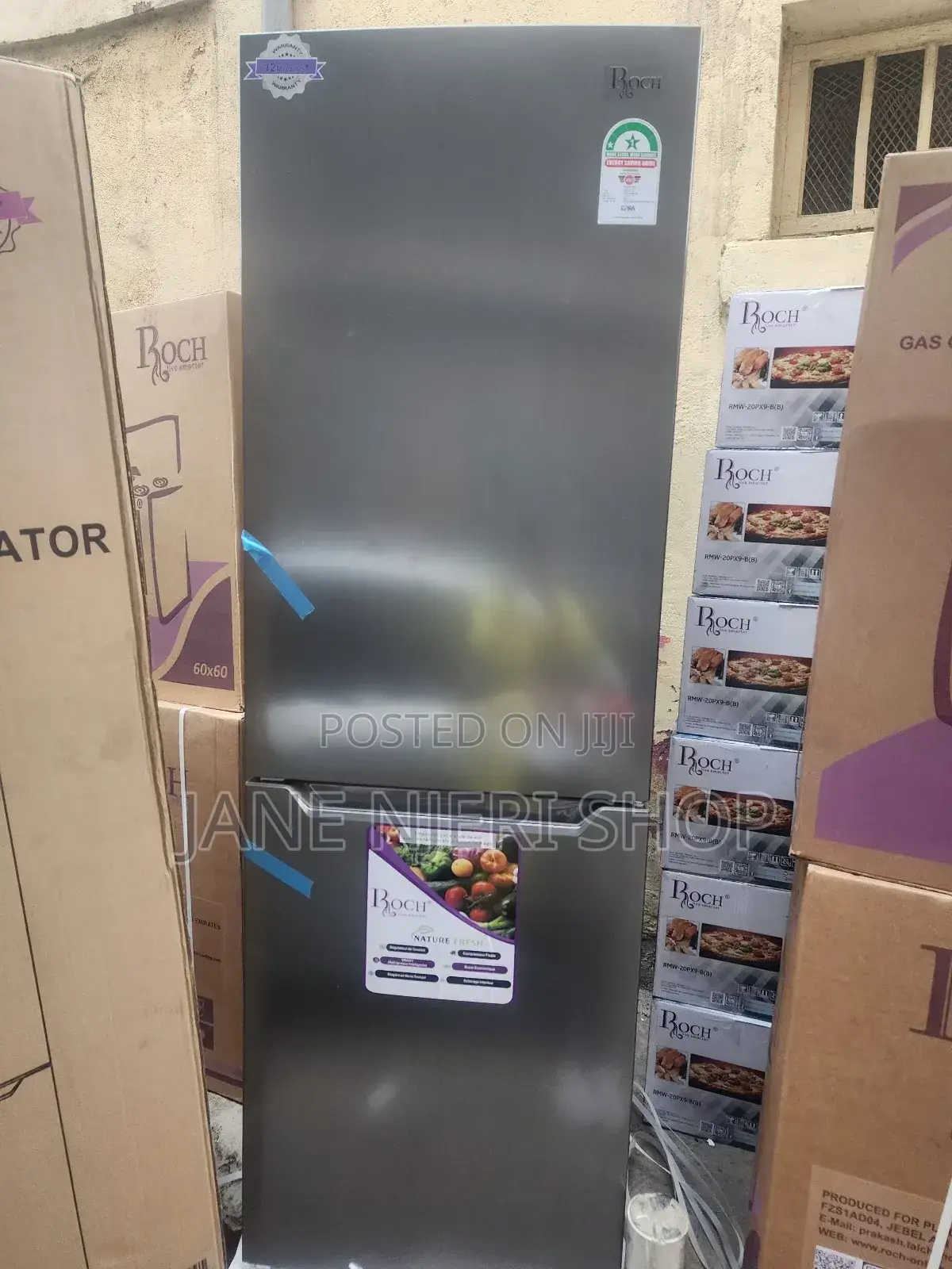 Roch 230litres Bottom Freezer Refrigerator R/F