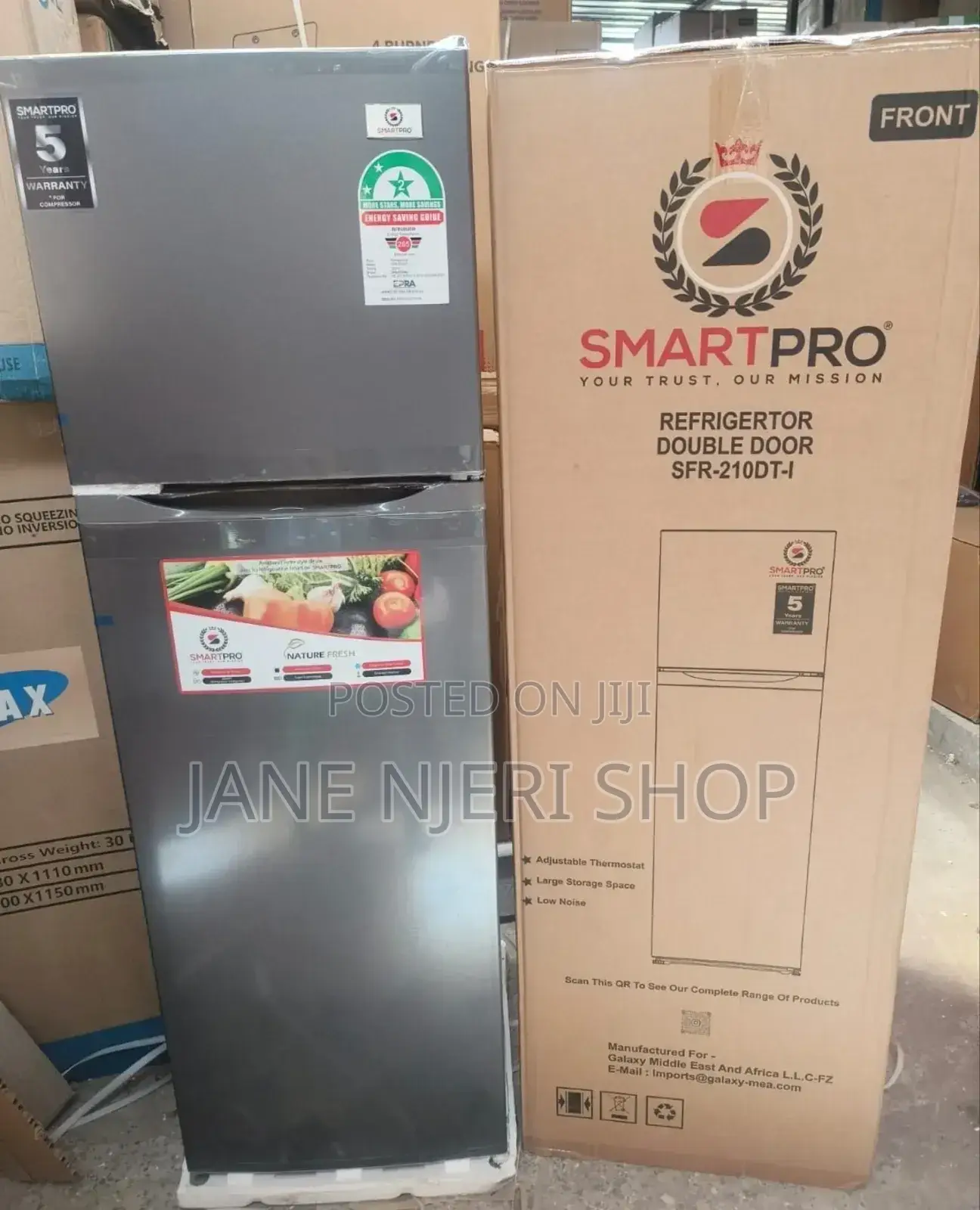 Smart Pro 176litre Fridge Double Door