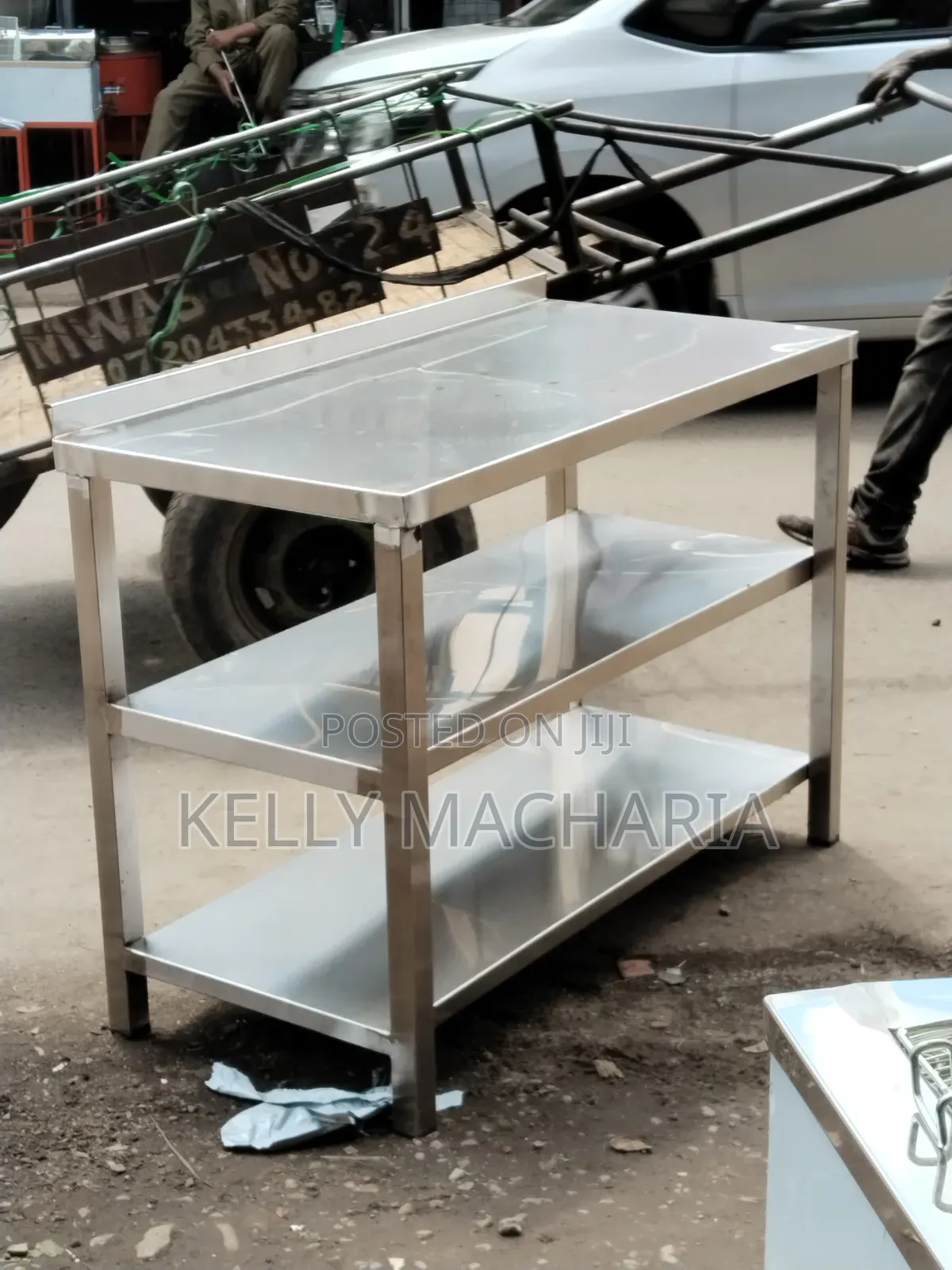Stainless Steel Undershelves Working Tables