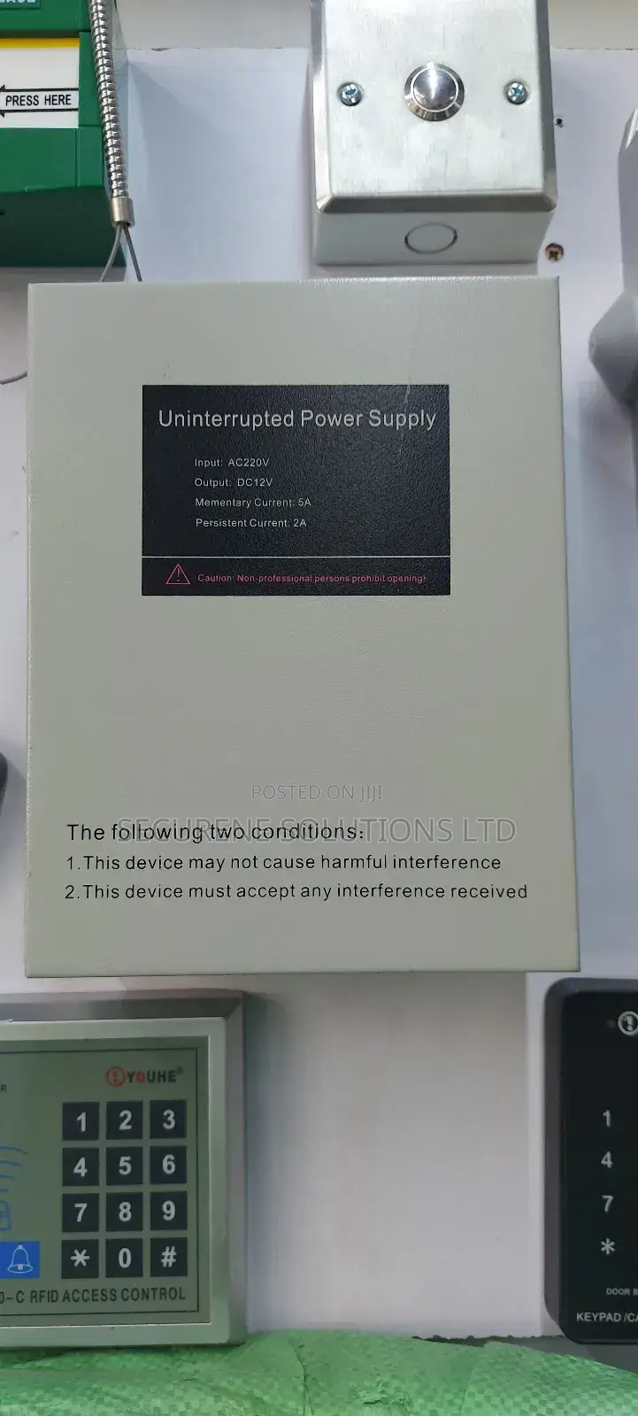 Power Supply 12V 5amps for Access Control