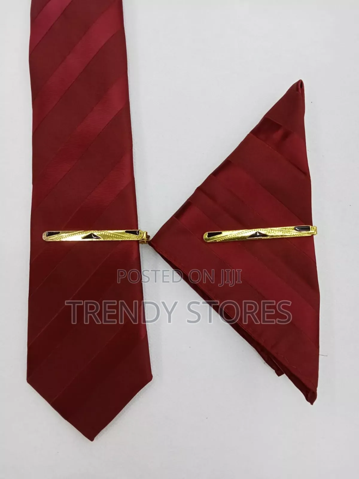 Silk Men's Tie With Pocket Square