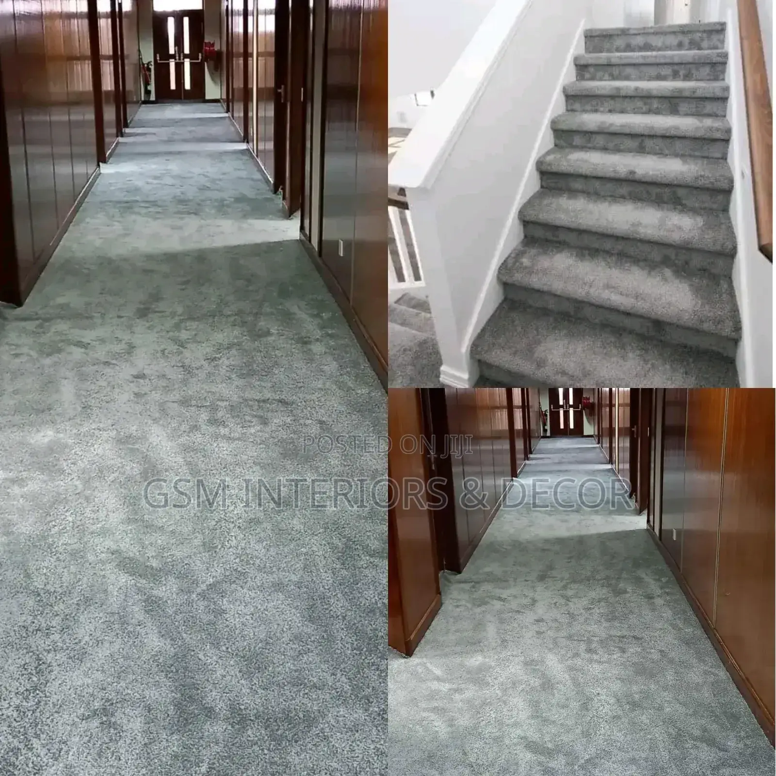 Wall to Wall Grey for Staircase