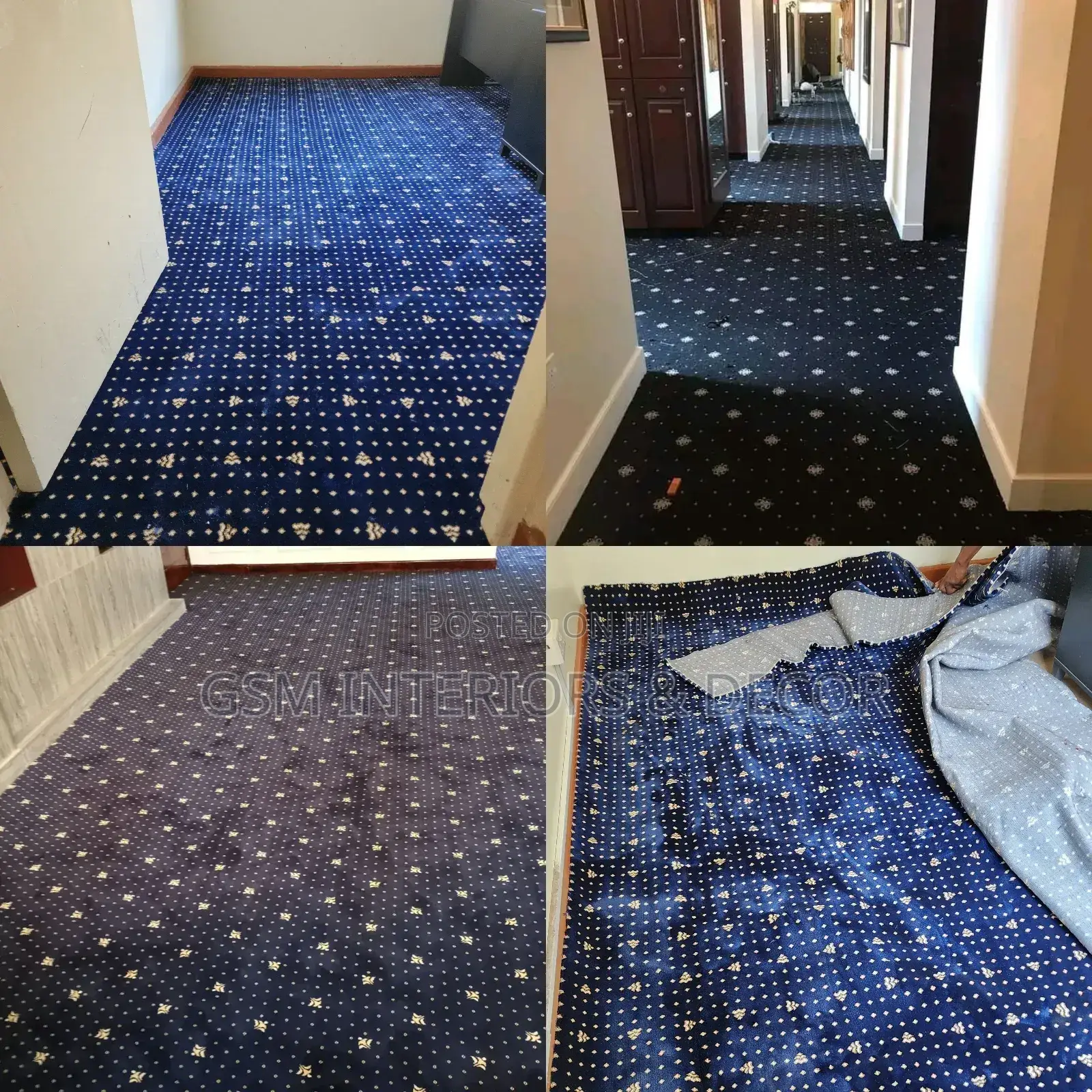 Wall to Wall Office Carpets Executive Blue