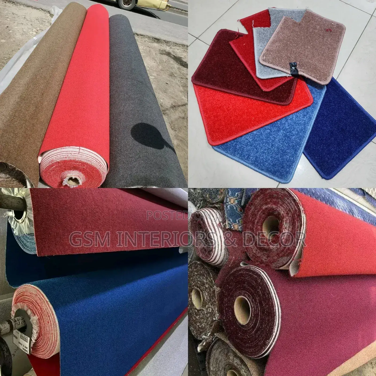 Wall to Wall Carpets Colours 4mm