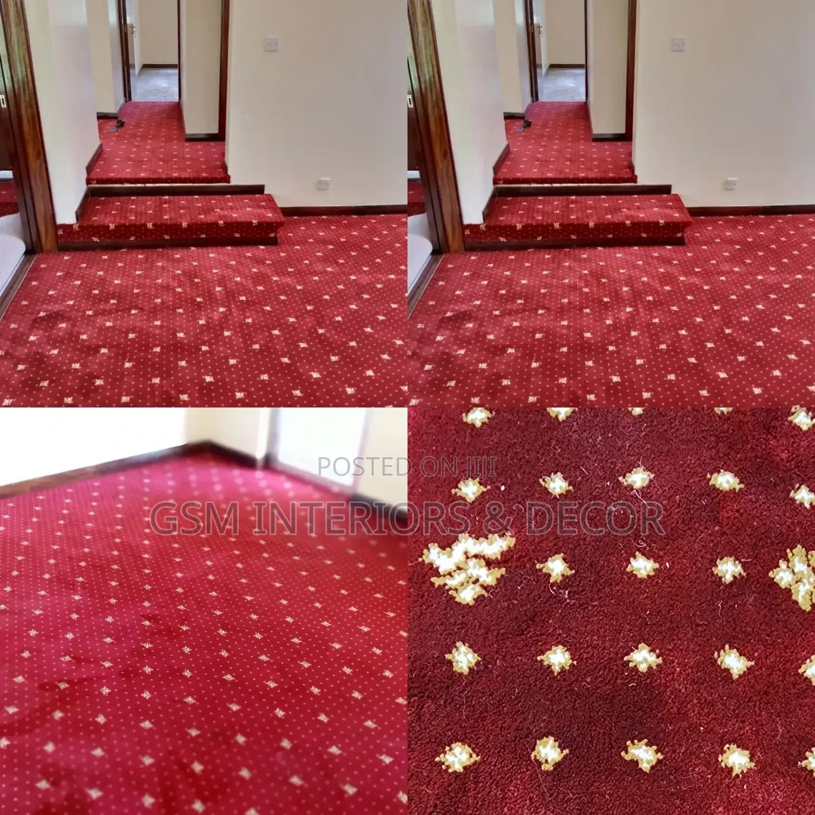 Executive Office Carpets Maroon 12mm